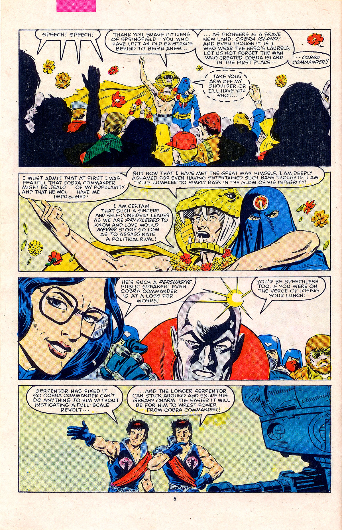 Read online G.I. Joe: A Real American Hero comic -  Issue #52 - 6
