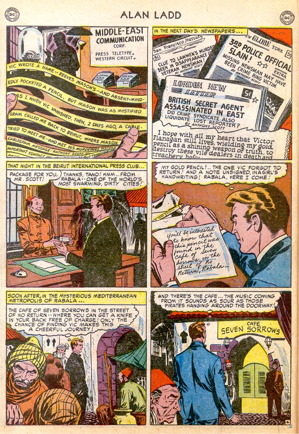 Read online Adventures of Alan Ladd comic -  Issue #9 - 6