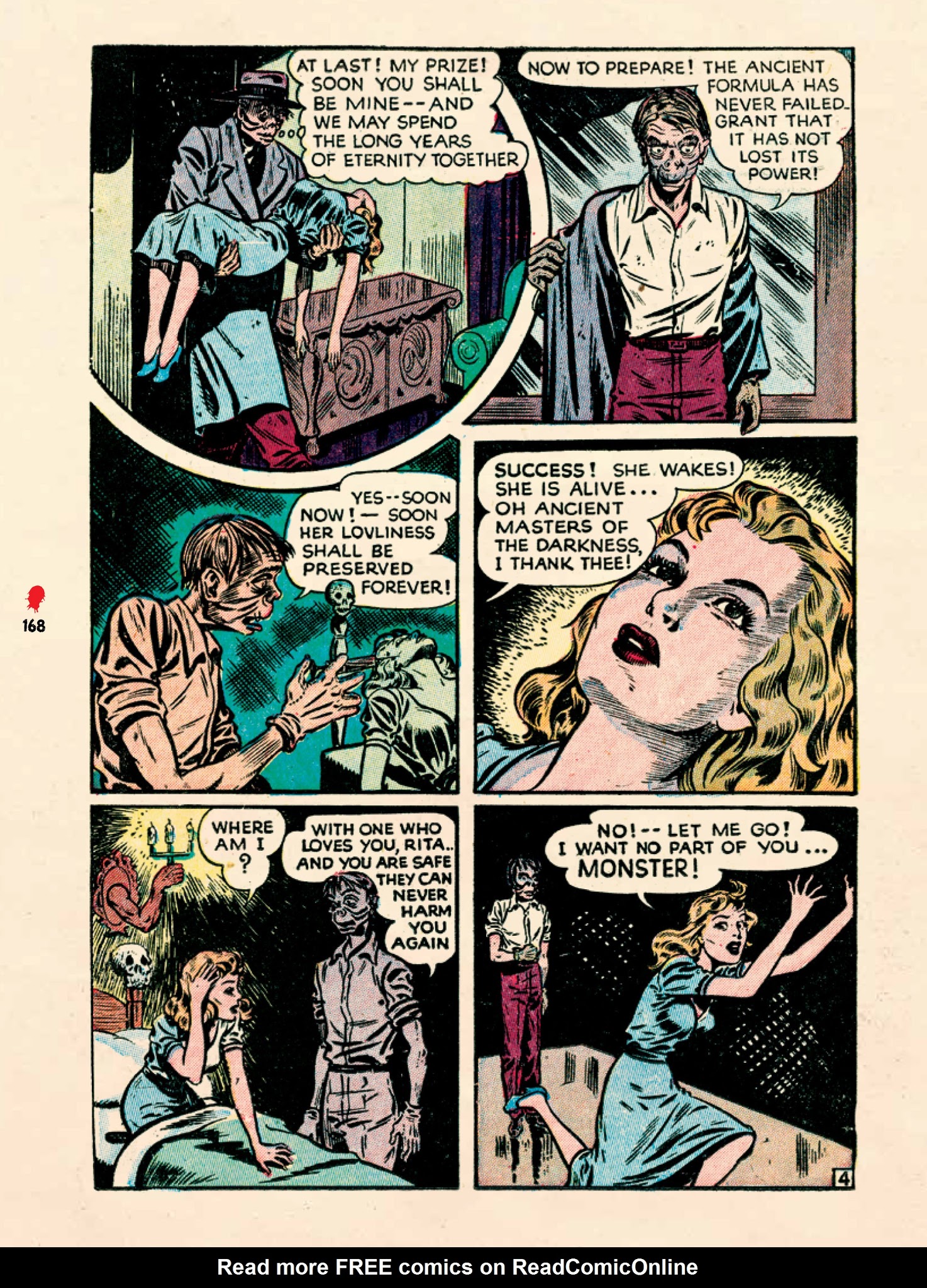 Read online Chilling Archives of Horror Comics comic -  Issue # TPB 12 - 169