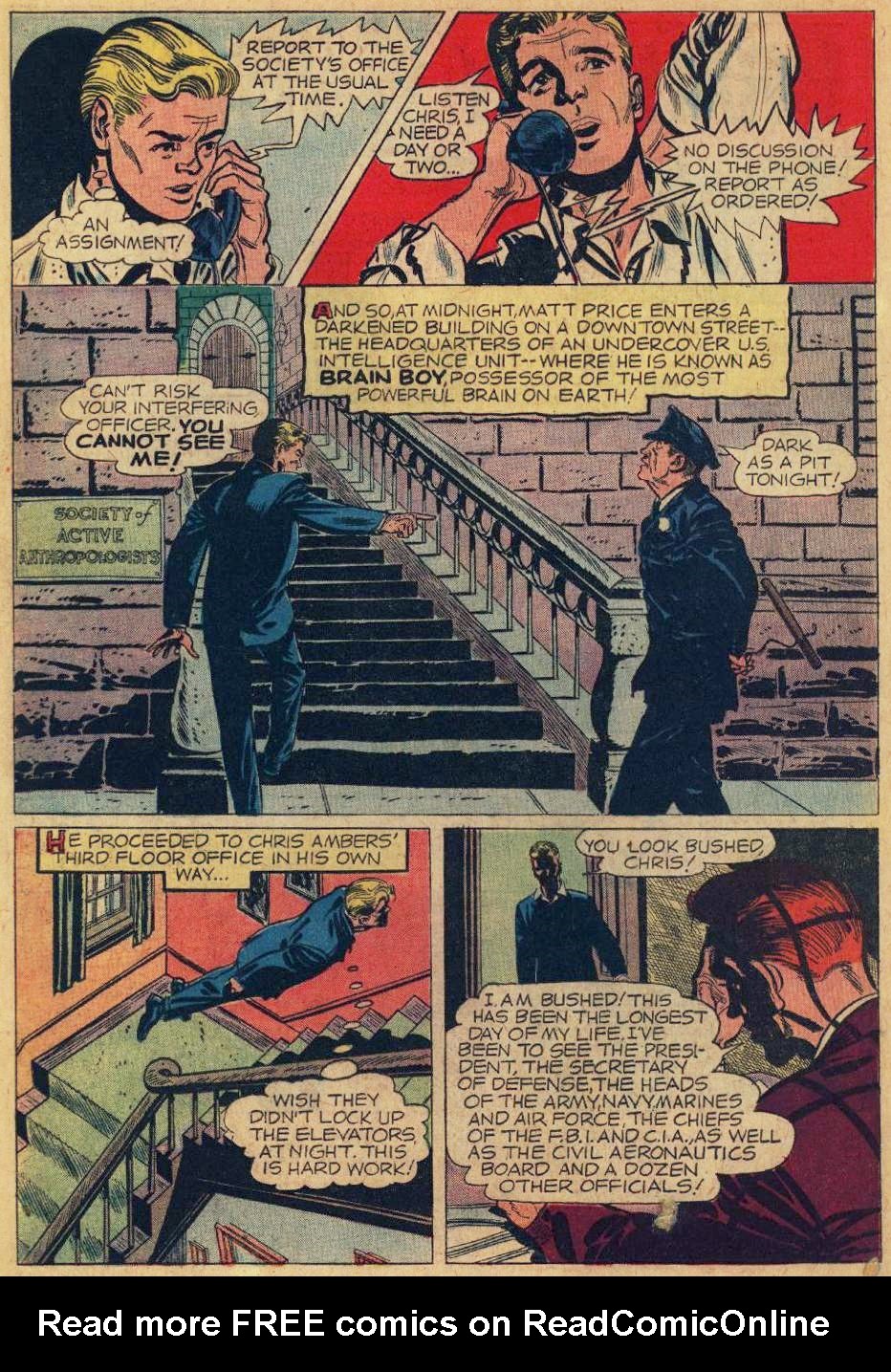 Read online Brain Boy (1962) comic -  Issue #2 - 4