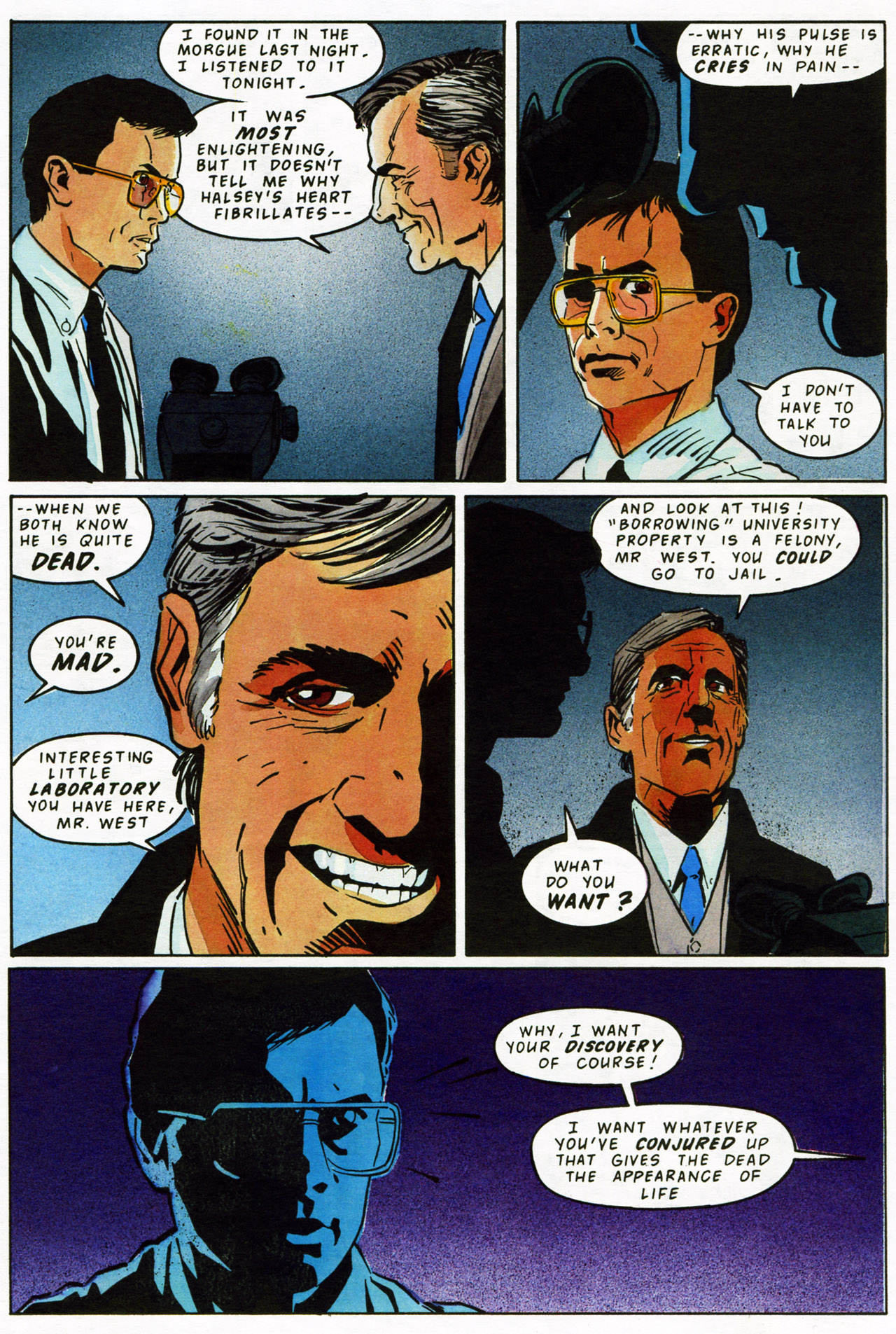 Read online Re-Animator (1991) comic -  Issue #3 - 9