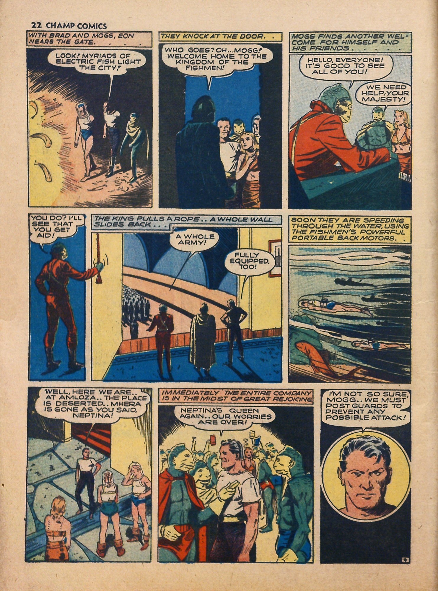 Read online Champ Comics comic -  Issue #14 - 24