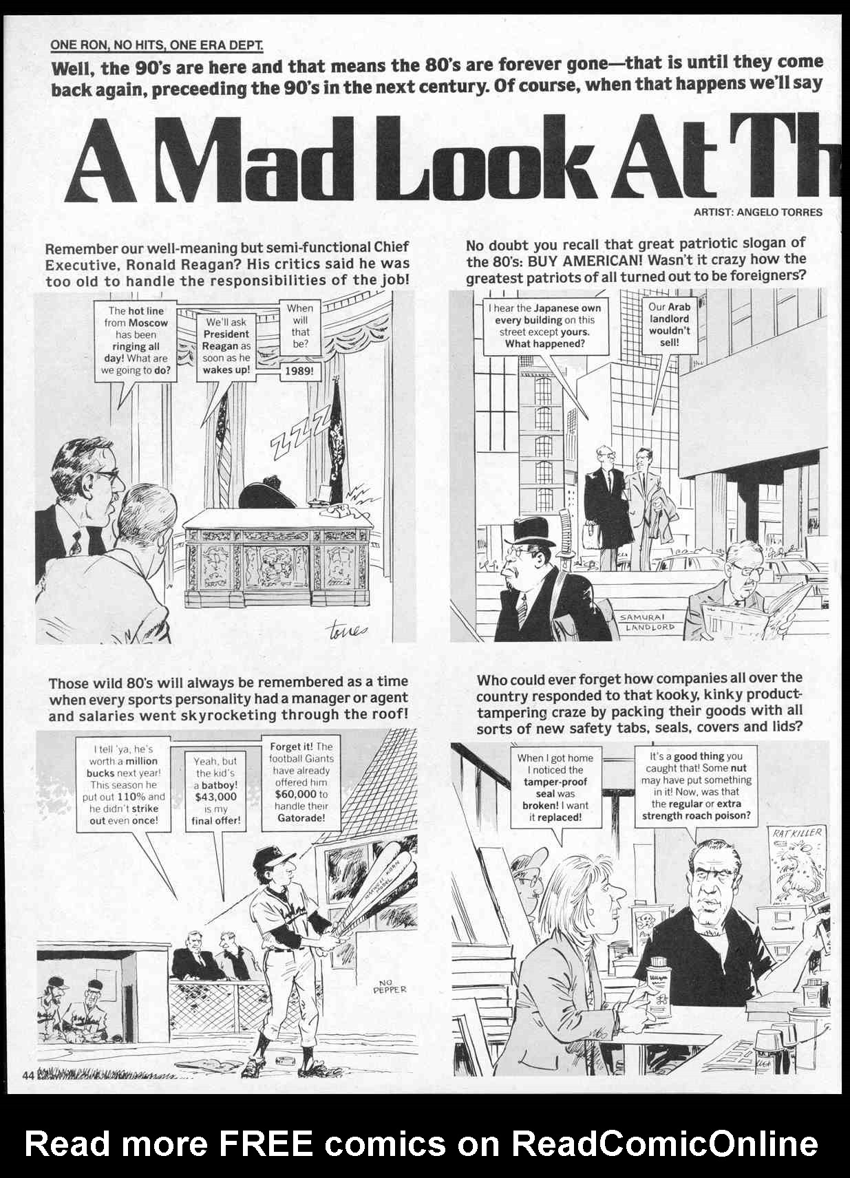 Read online MAD comic -  Issue #293 - 46