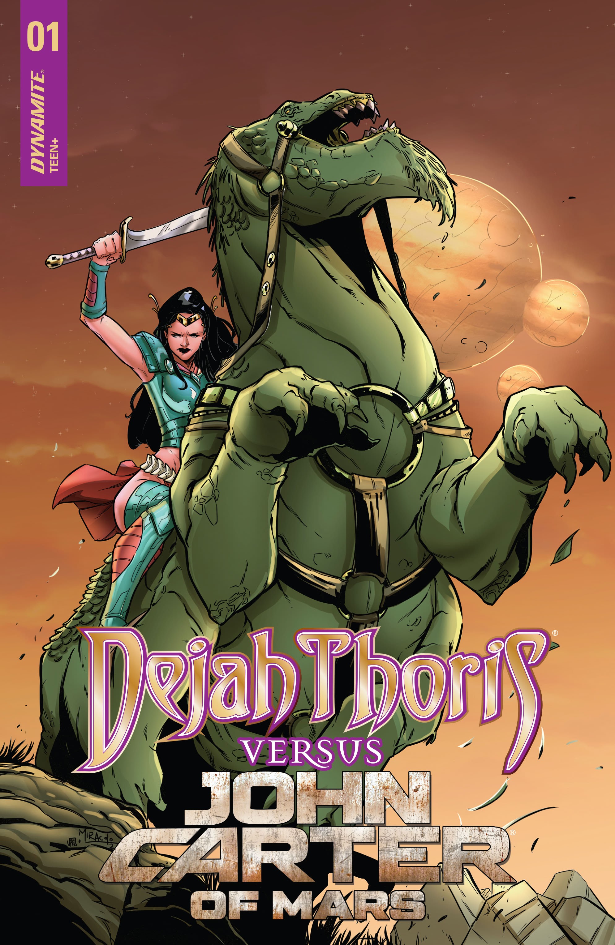 Read online Dejah Thoris vs. John Carter of Mars comic -  Issue #1 - 3