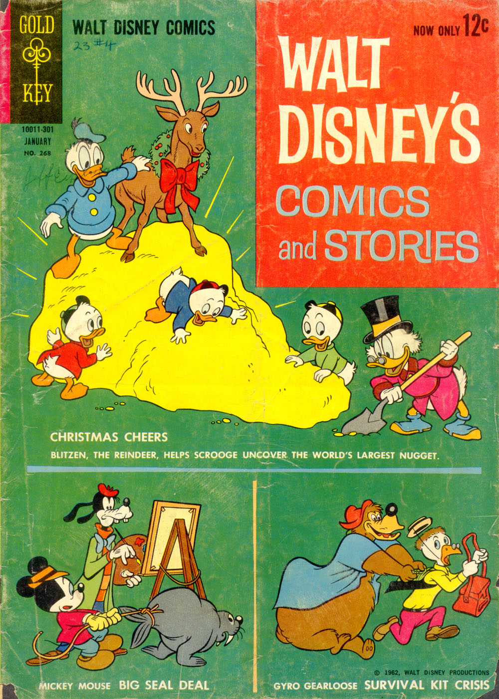 Read online Walt Disney's Comics and Stories comic -  Issue #268 - 1