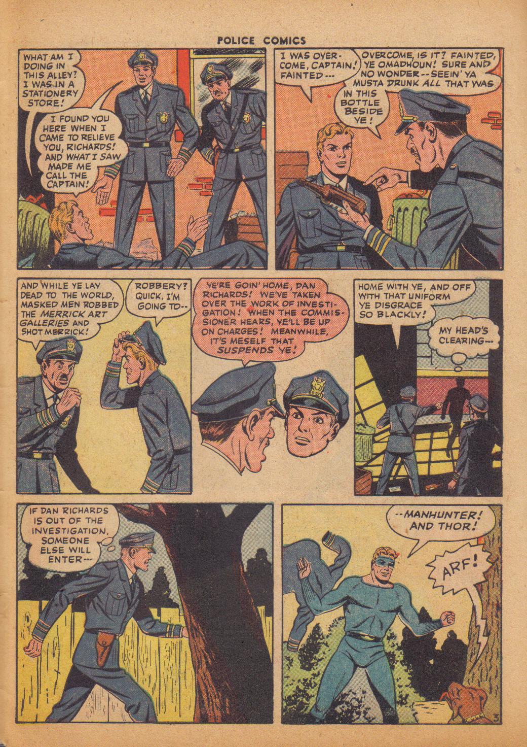 Read online Police Comics comic -  Issue #50 - 51