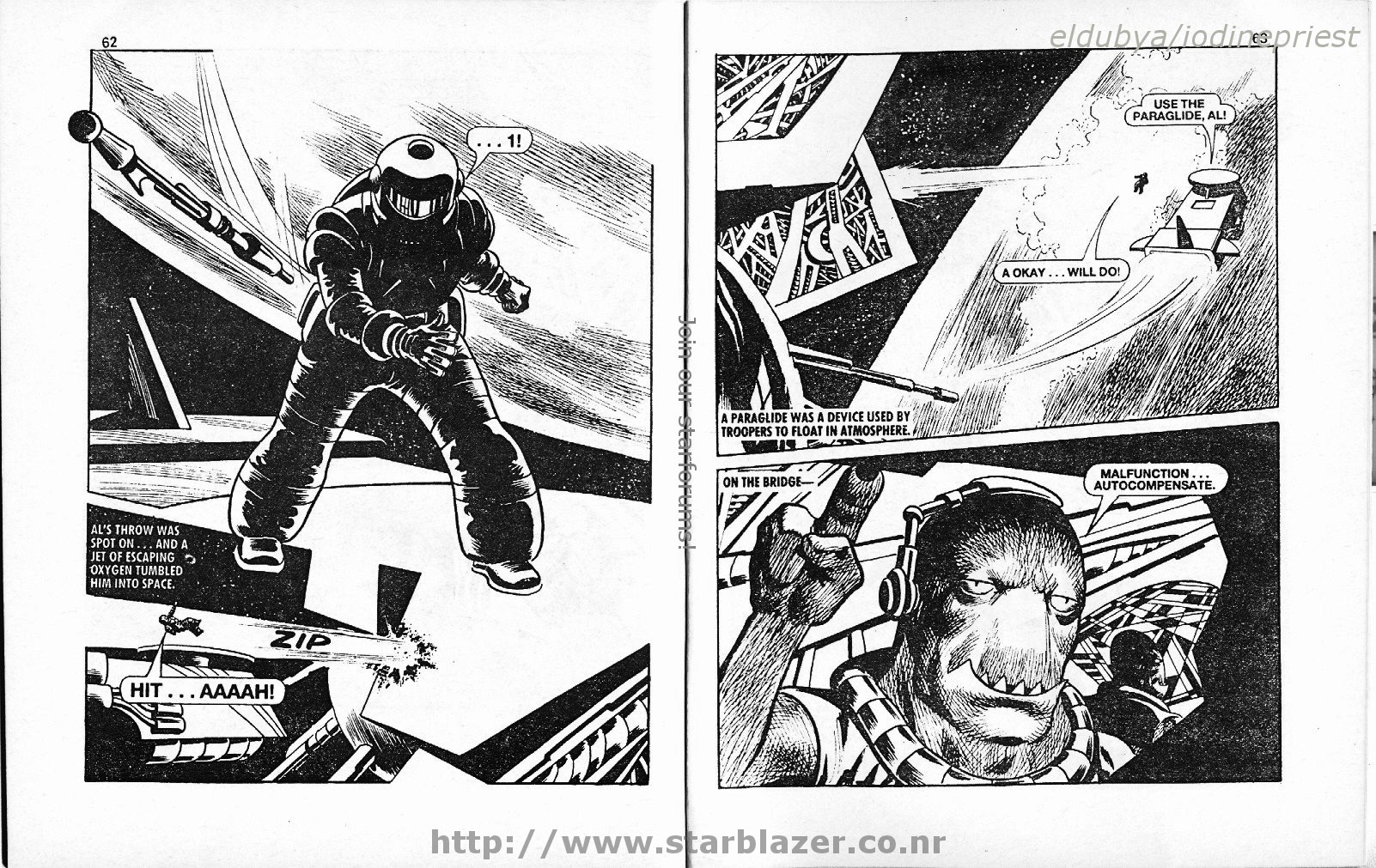 Read online Starblazer comic -  Issue #189 - 33
