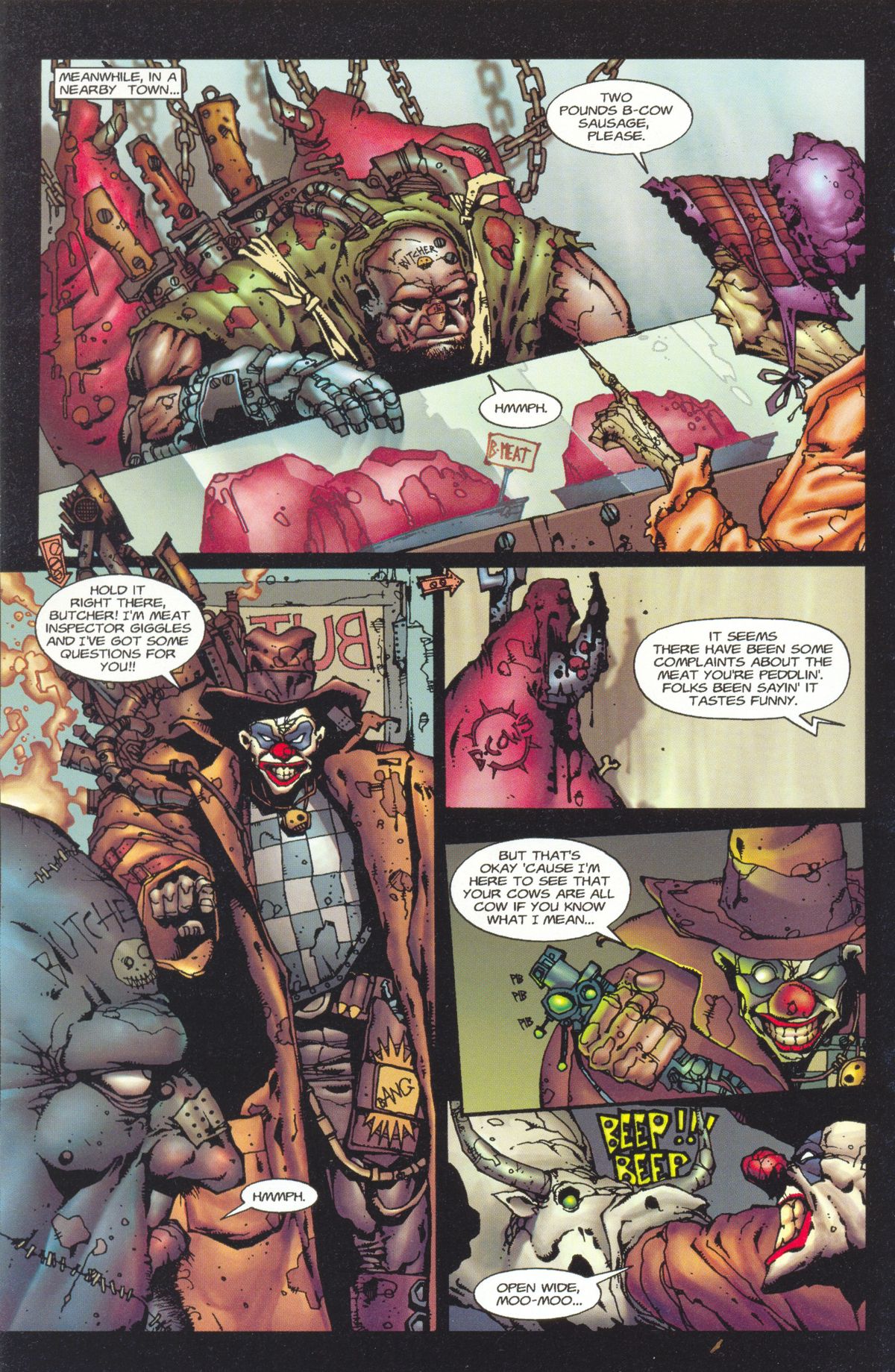 Read online Dead or Alive -- A Cyberpunk Western comic -  Issue #1 - 12
