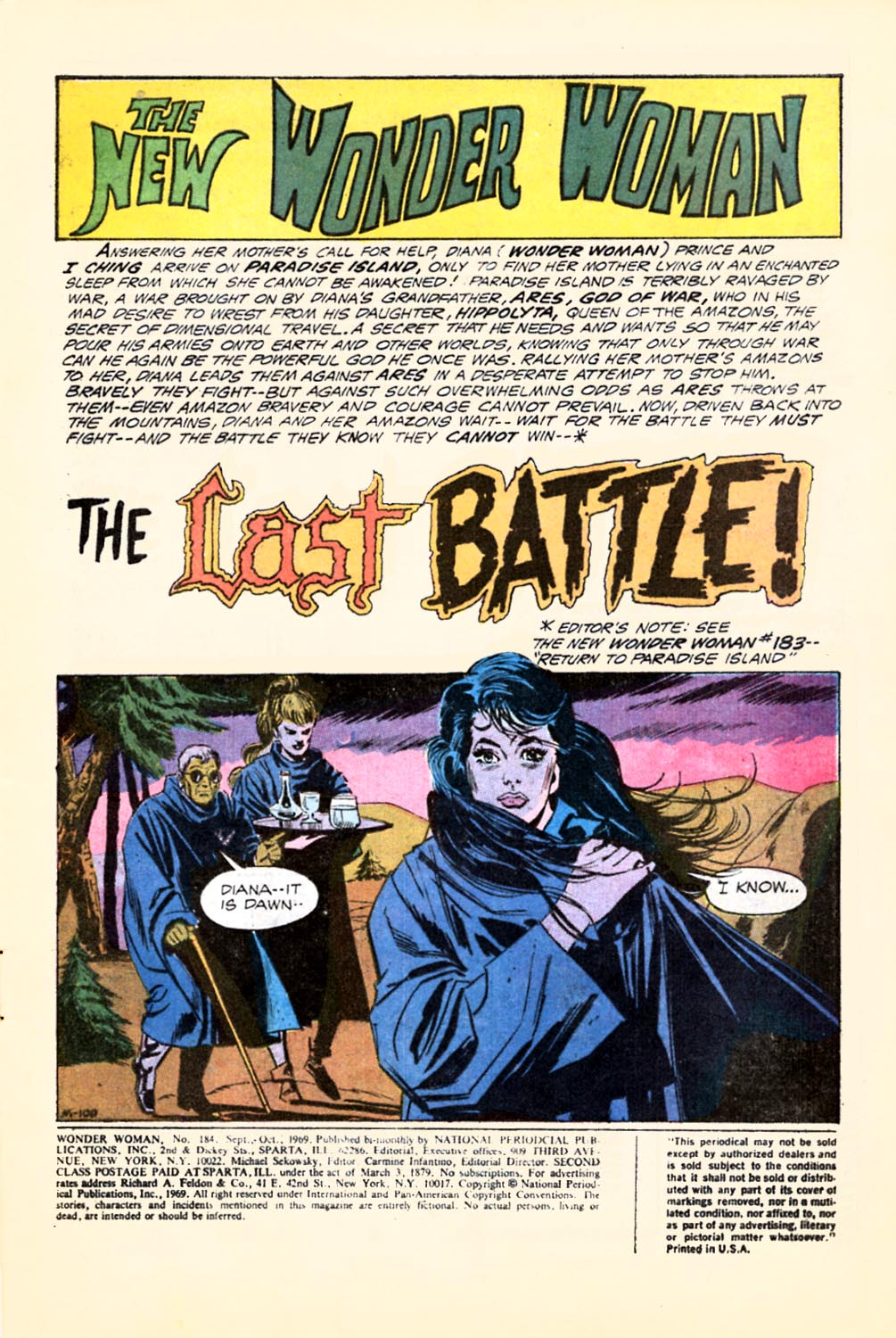 Read online Wonder Woman (1942) comic -  Issue #184 - 3
