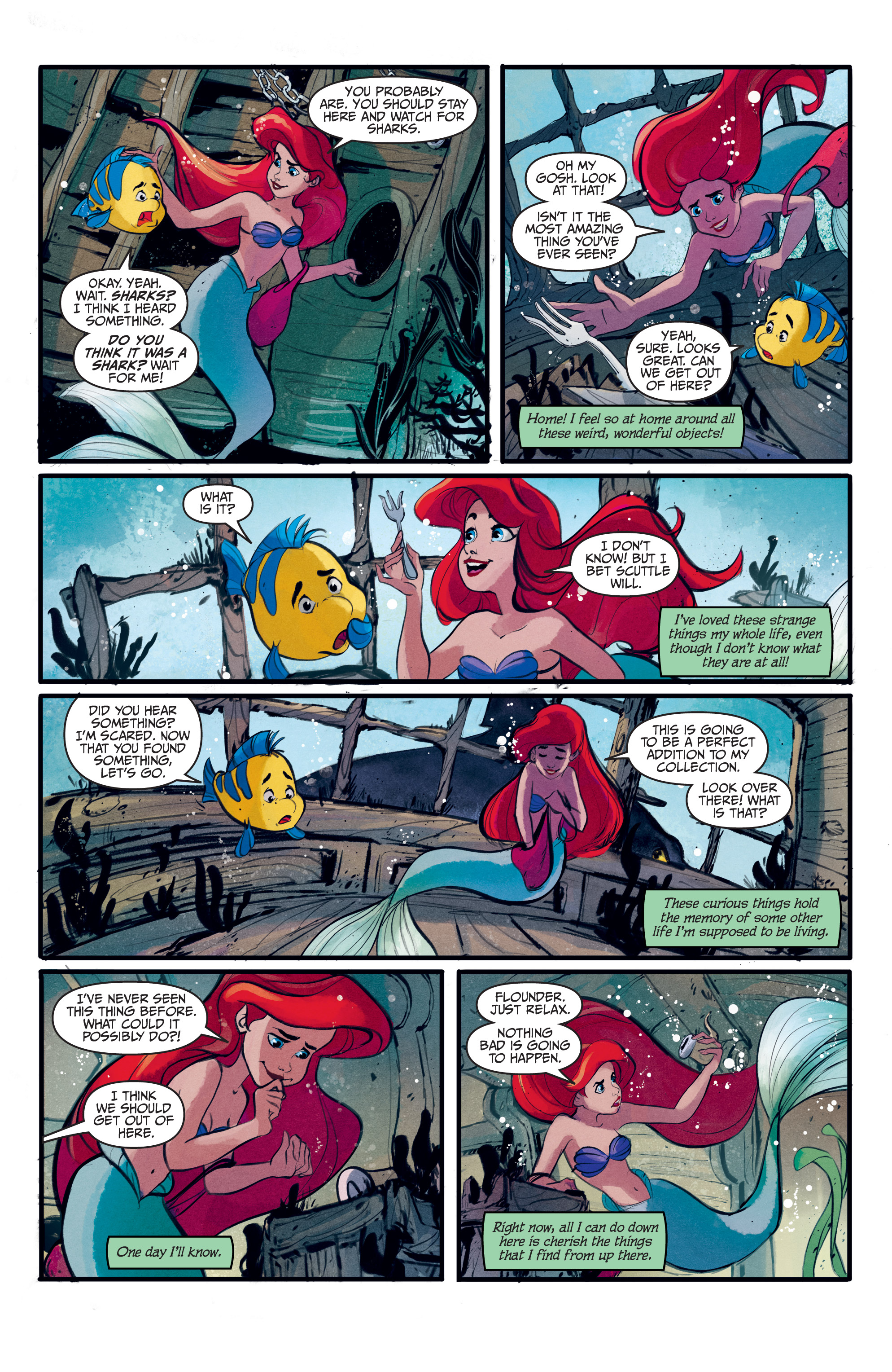 Read online Disney The Little Mermaid comic -  Issue #1 - 4