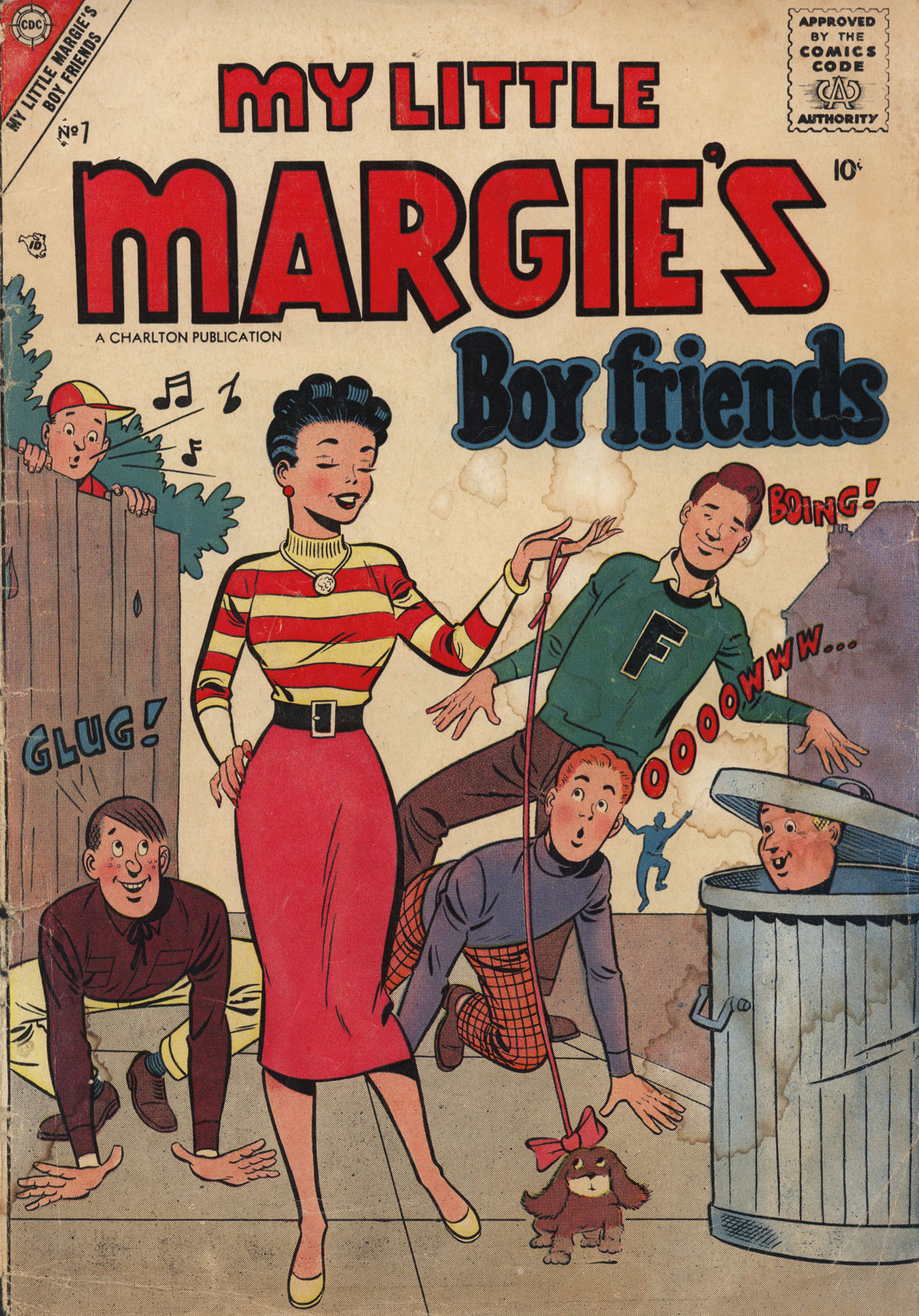 Read online My Little Margie's Boy Friends comic -  Issue #7 - 1