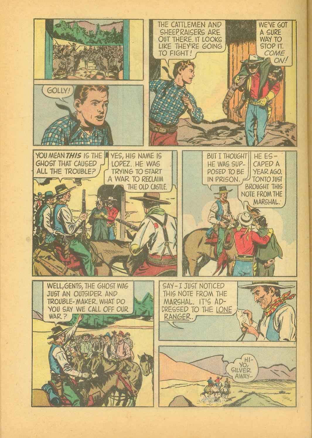 Read online The Lone Ranger (1948) comic -  Issue #34 - 38