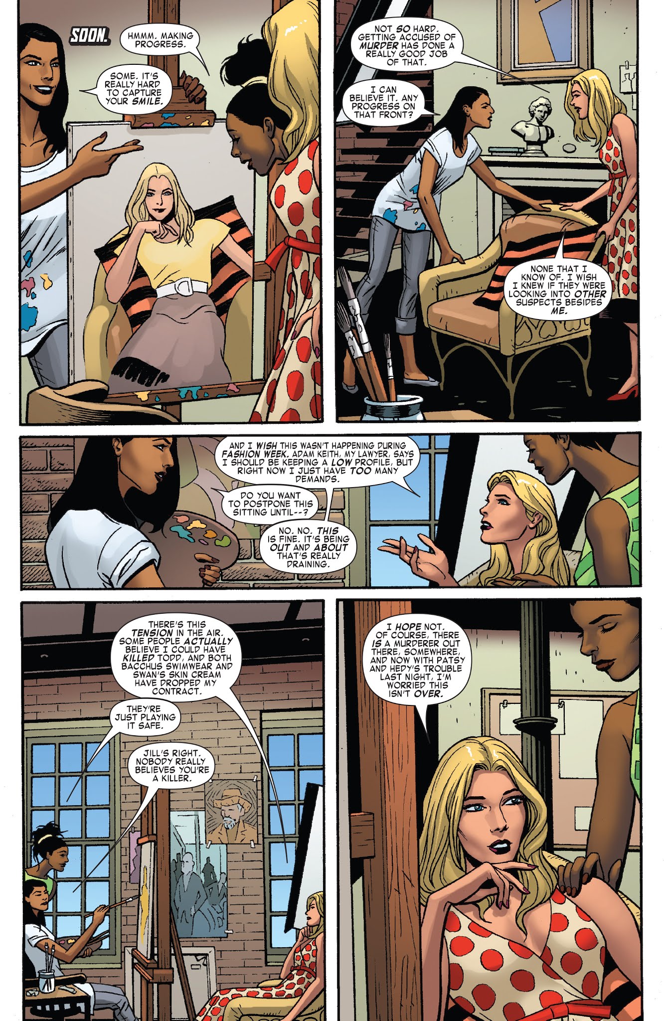 Read online Models, Inc. comic -  Issue #3 - 12
