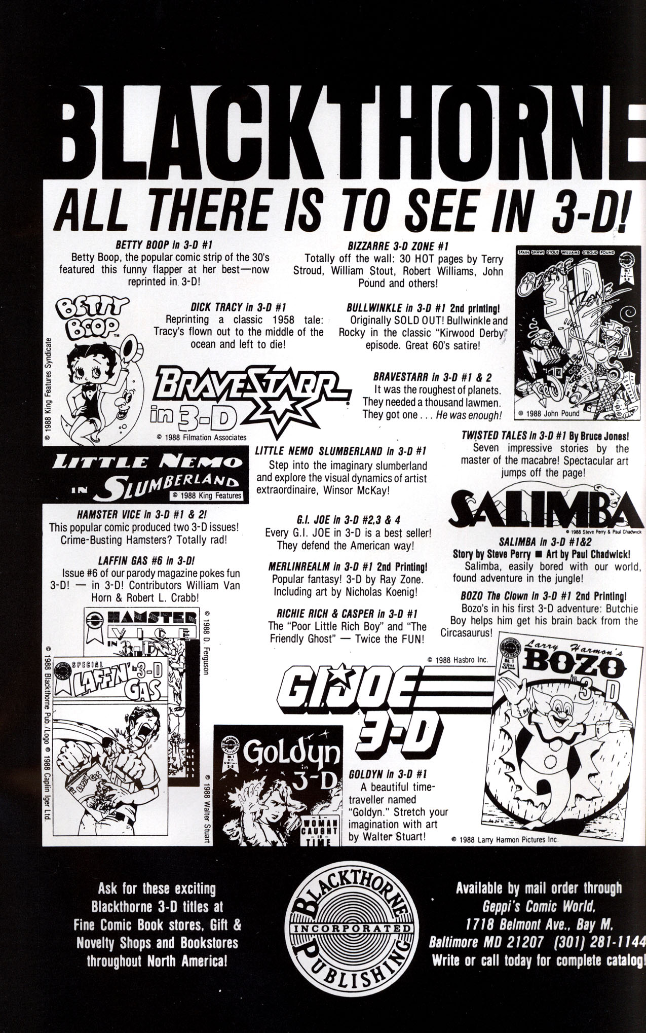 Read online Blackthorne 3-D Series comic -  Issue #51 - 34