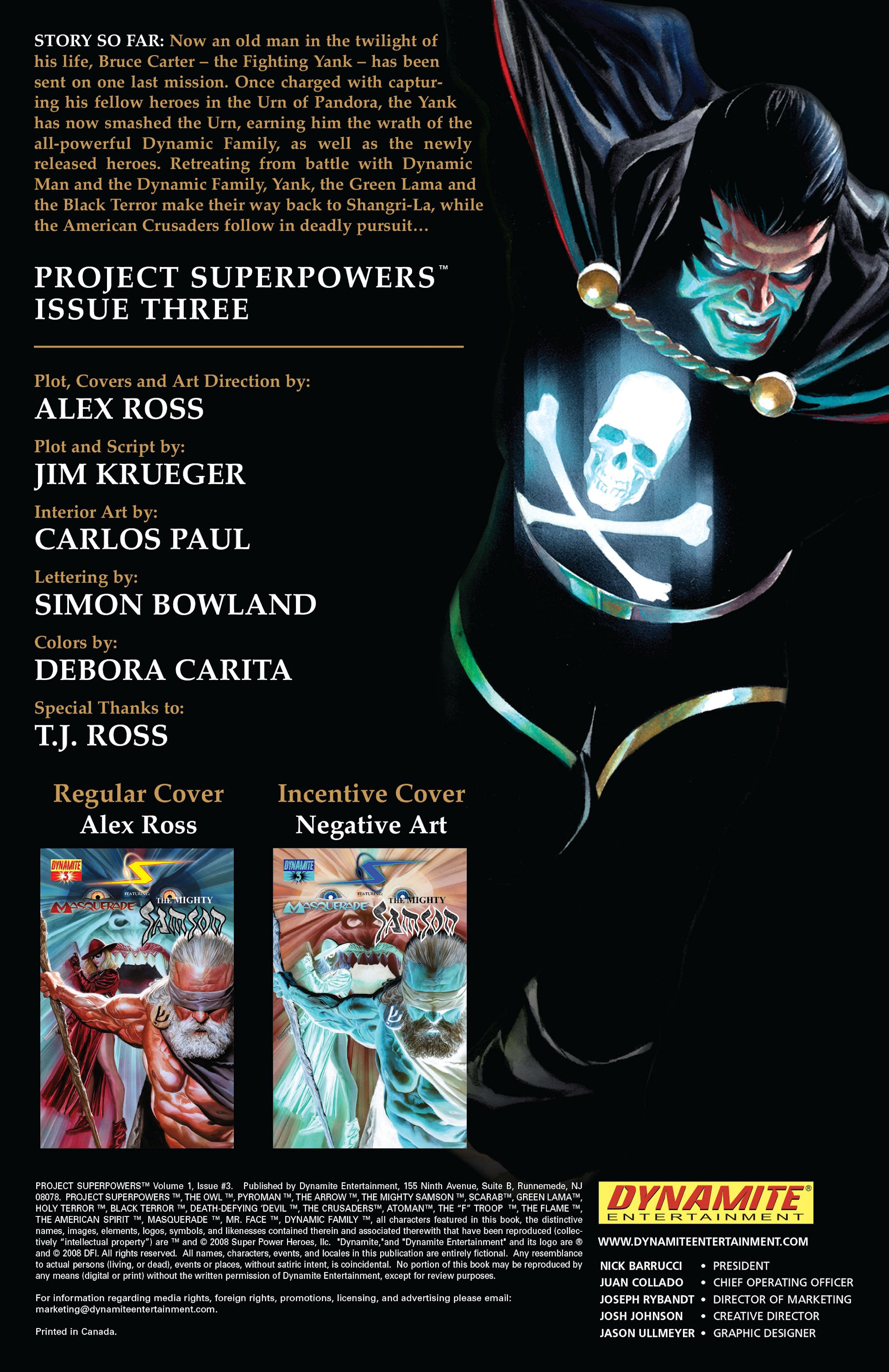 Read online Project Superpowers comic -  Issue #3 - 2