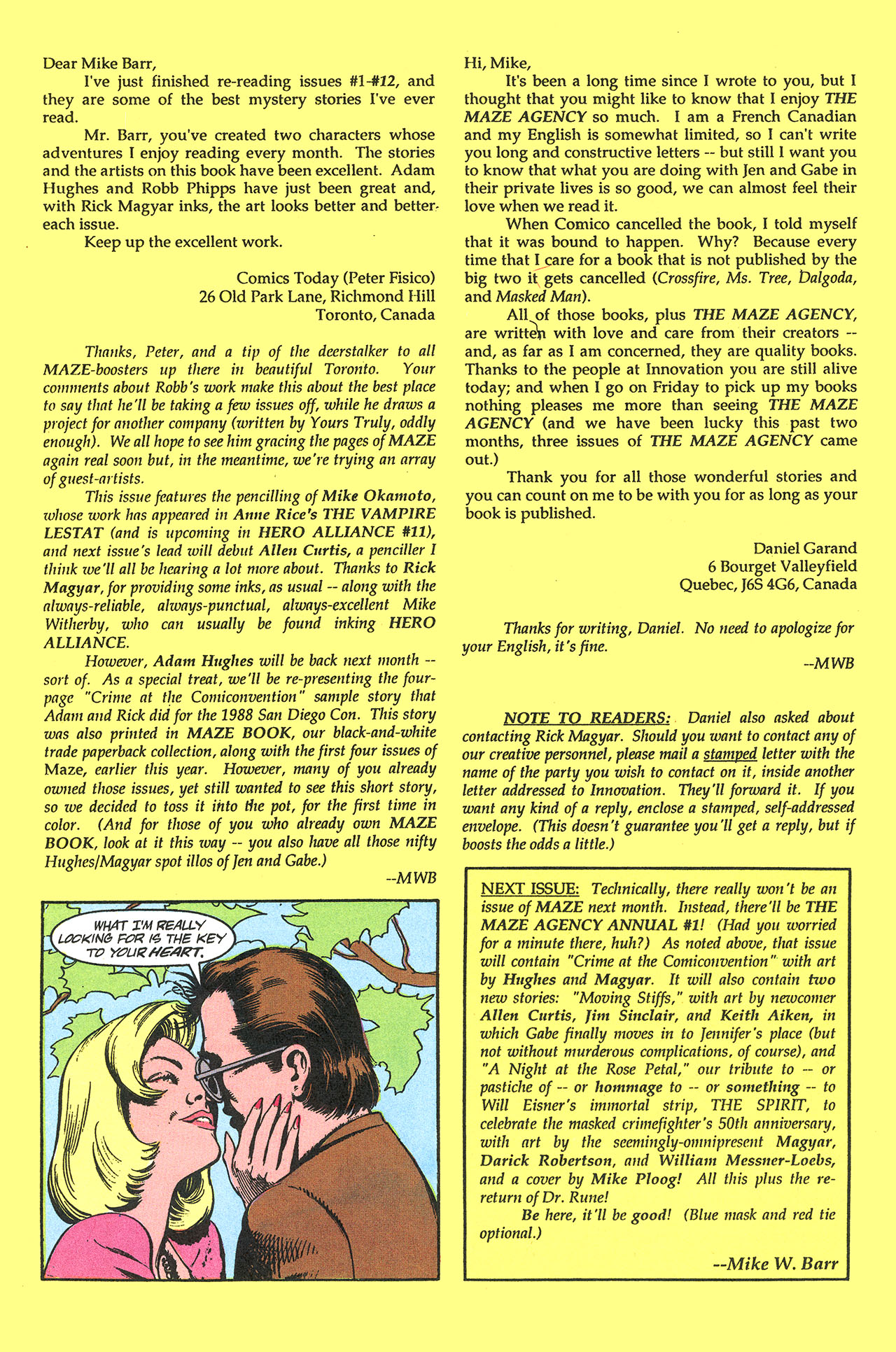 Read online Maze Agency (1989) comic -  Issue #15 - 25