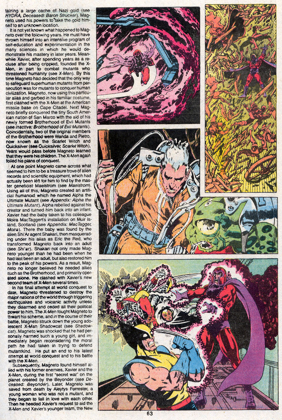Read online The Official Handbook of the Marvel Universe Deluxe Edition comic -  Issue #7 - 65