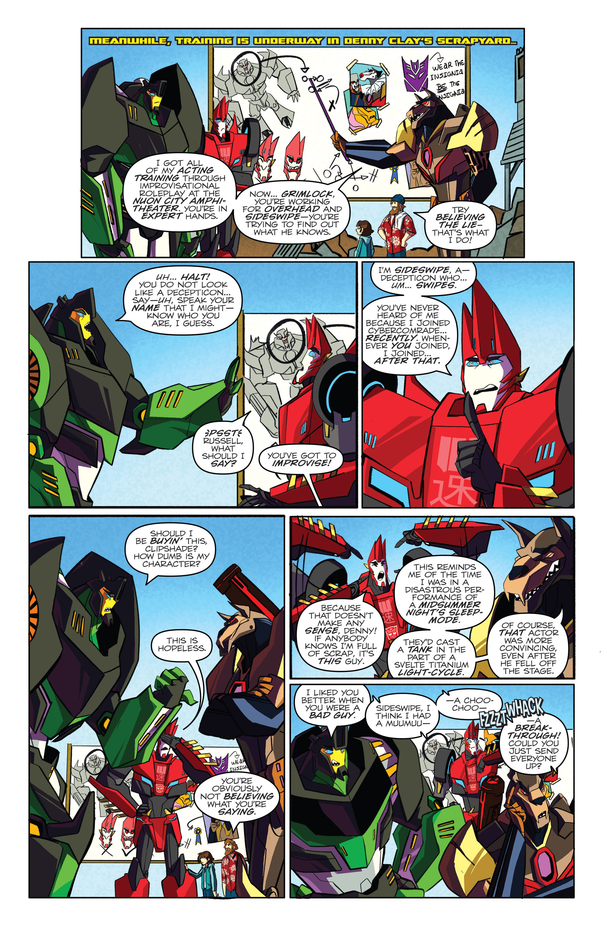 Read online Transformers: Robots In Disguise (2015) comic -  Issue #4 - 11