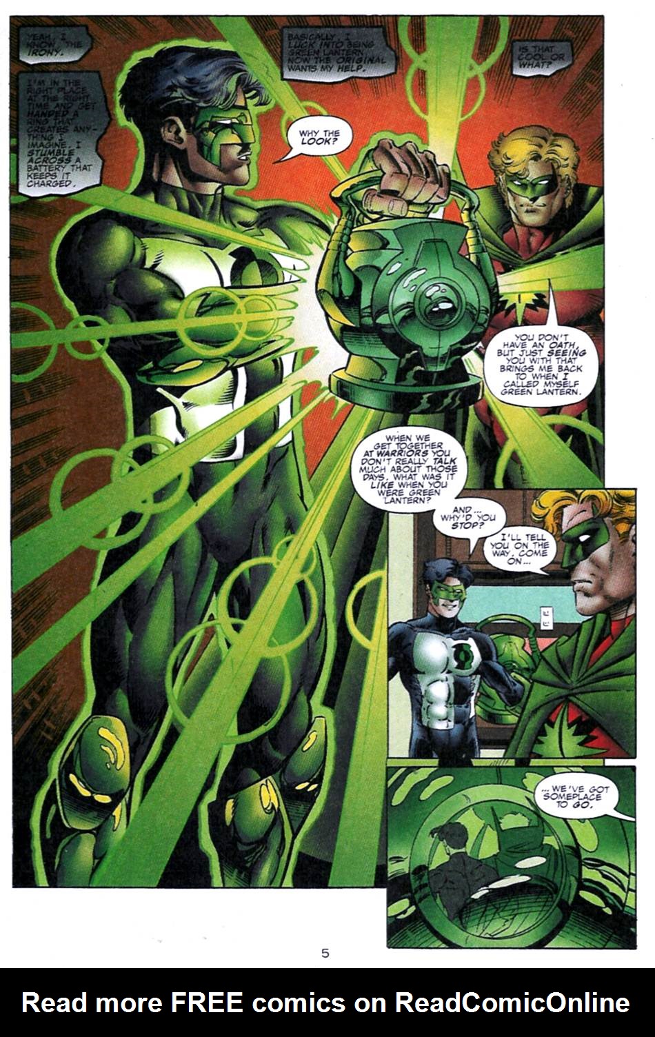 Read online Green Lantern/Sentinel: Heart of Darkness comic -  Issue #1 - 6