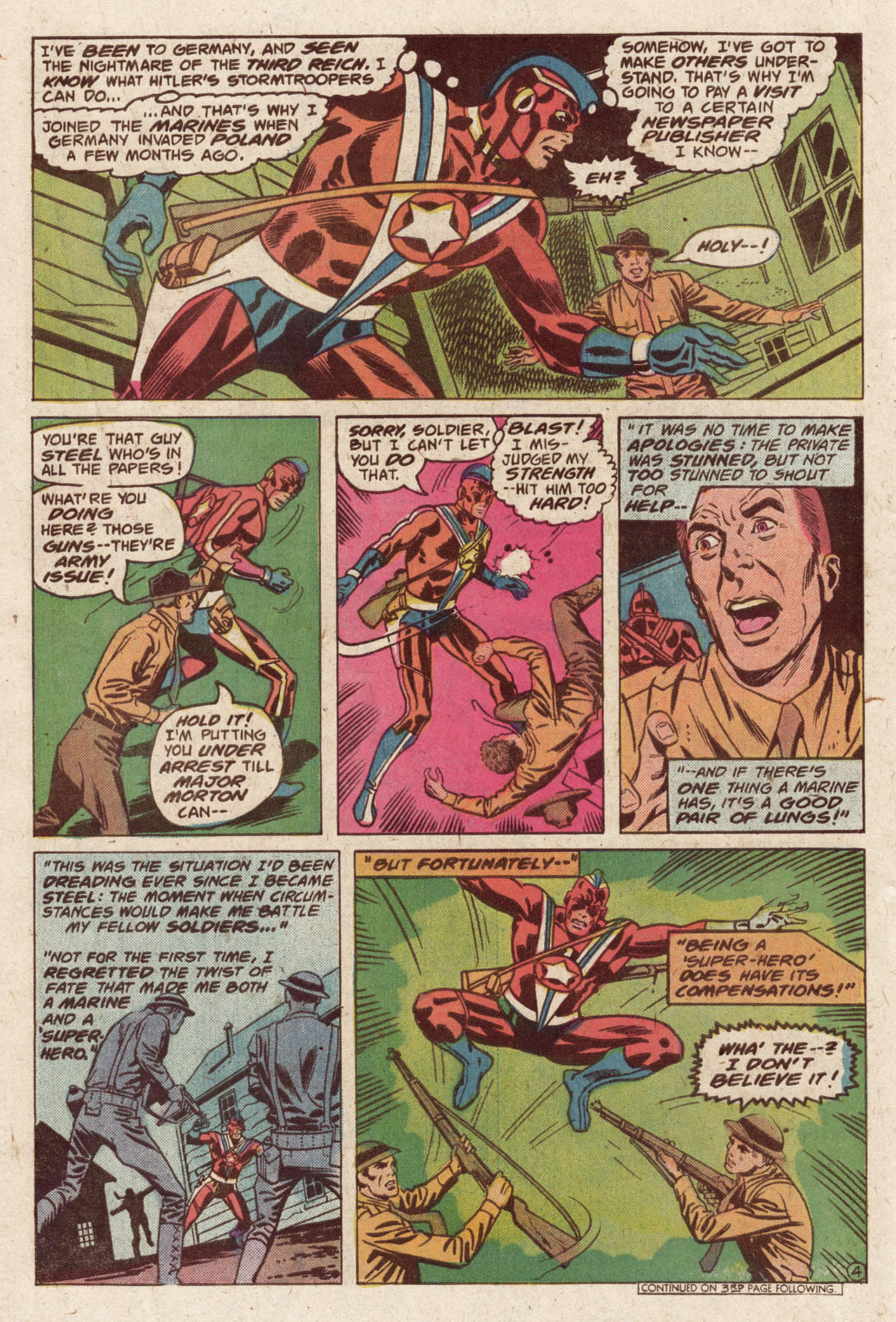 Read online Steel, The Indestructible Man comic -  Issue #4 - 6