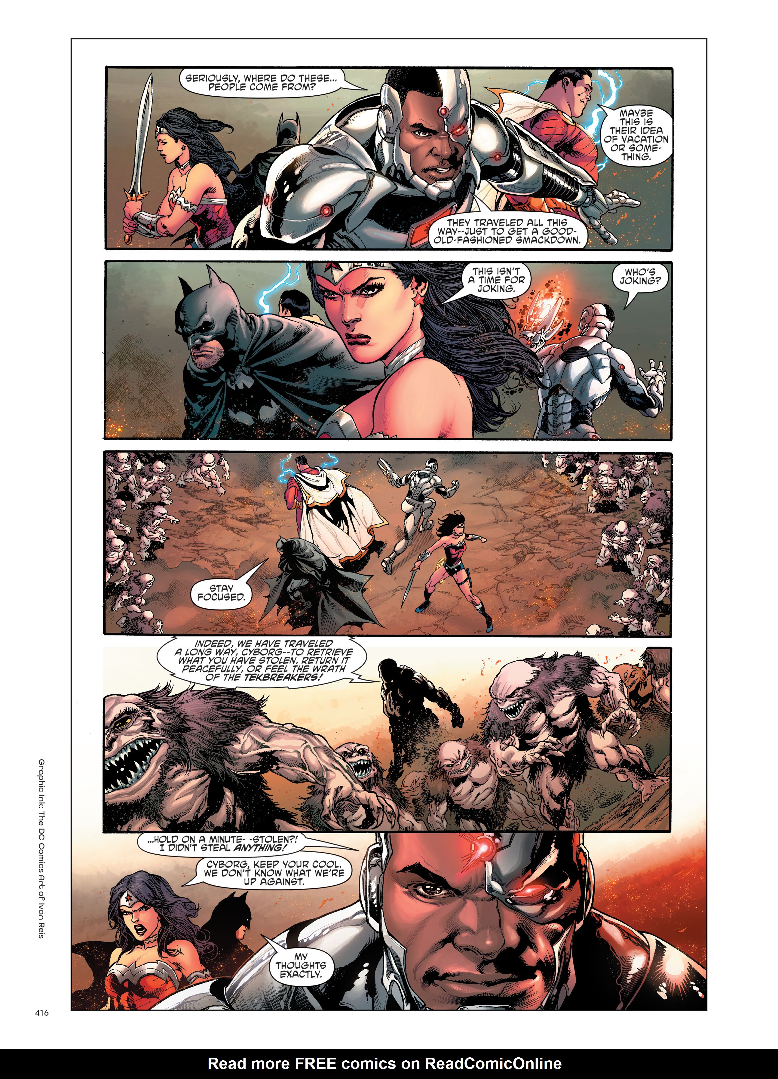 Read online Graphic Ink: The DC Comics Art of Ivan Reis comic -  Issue # TPB (Part 4) - 99