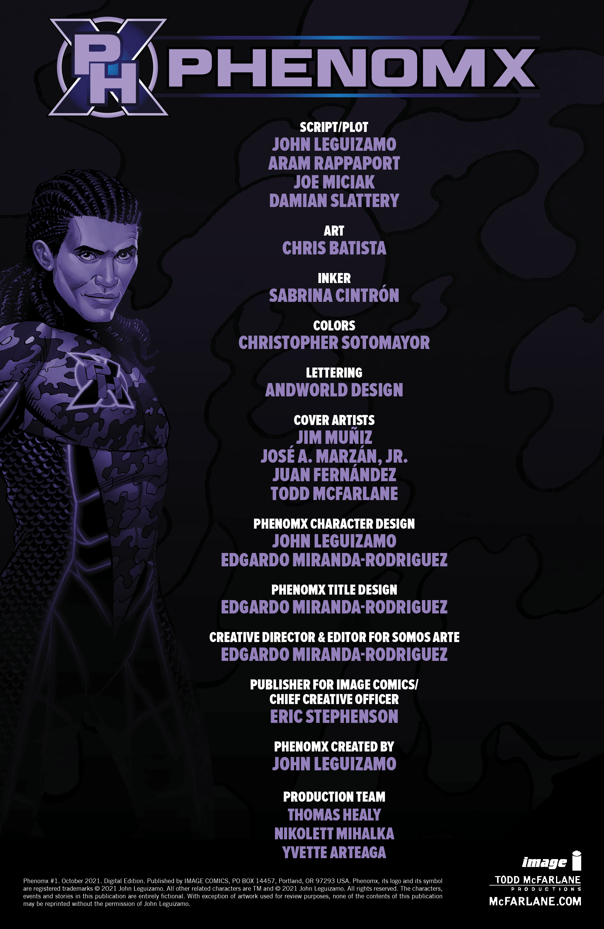 Read online PhenomX comic -  Issue #1 - 2