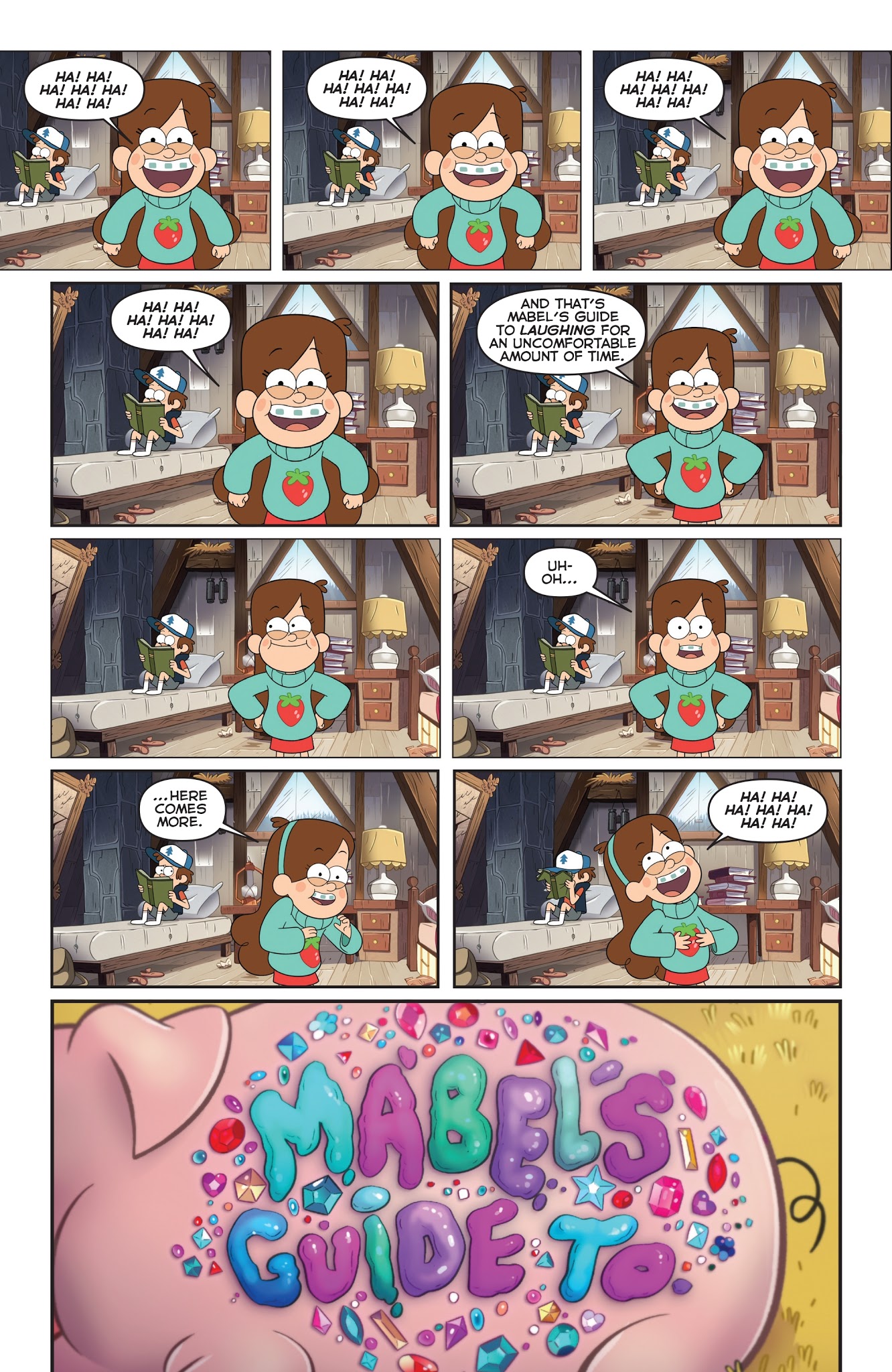 Read online Disney Gravity Falls Shorts Cinestory Comic comic -  Issue #4 - 12