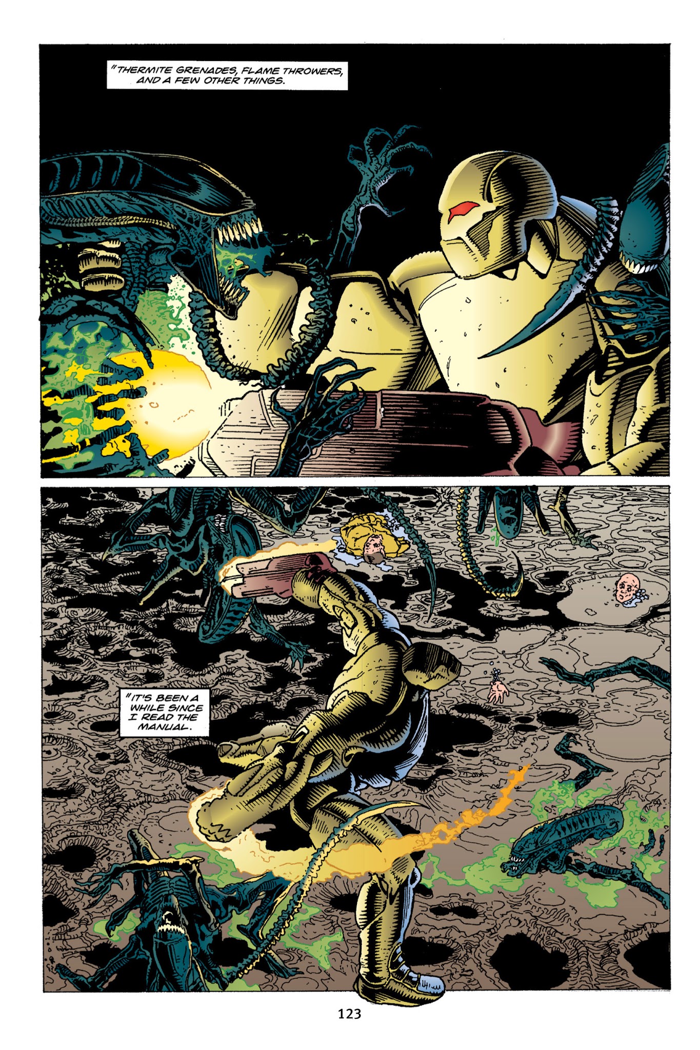 Read online Aliens Omnibus comic -  Issue # TPB 4 - 123