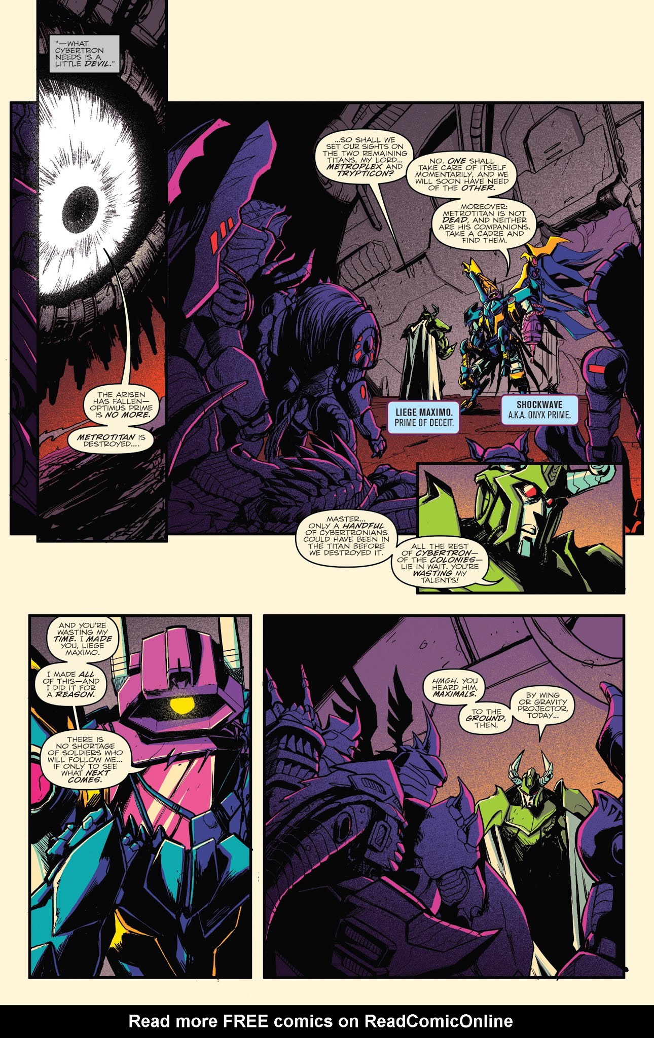 Read online Optimus Prime comic -  Issue #19 - 11