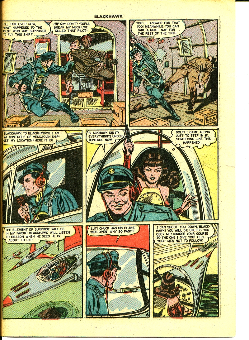 Read online Blackhawk (1957) comic -  Issue #42 - 47