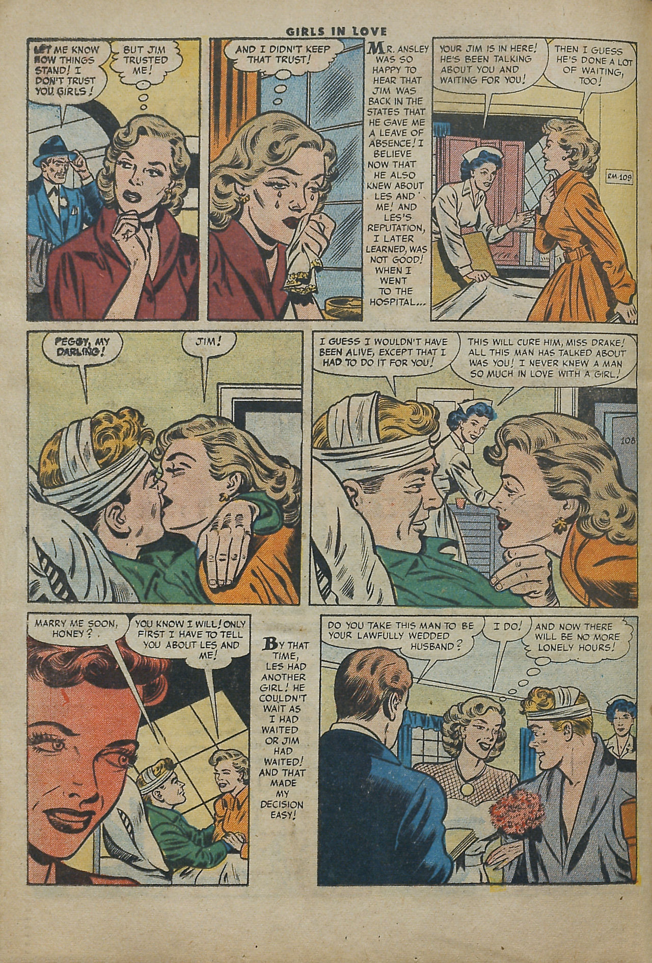 Read online Girls in Love (1955) comic -  Issue #52 - 24