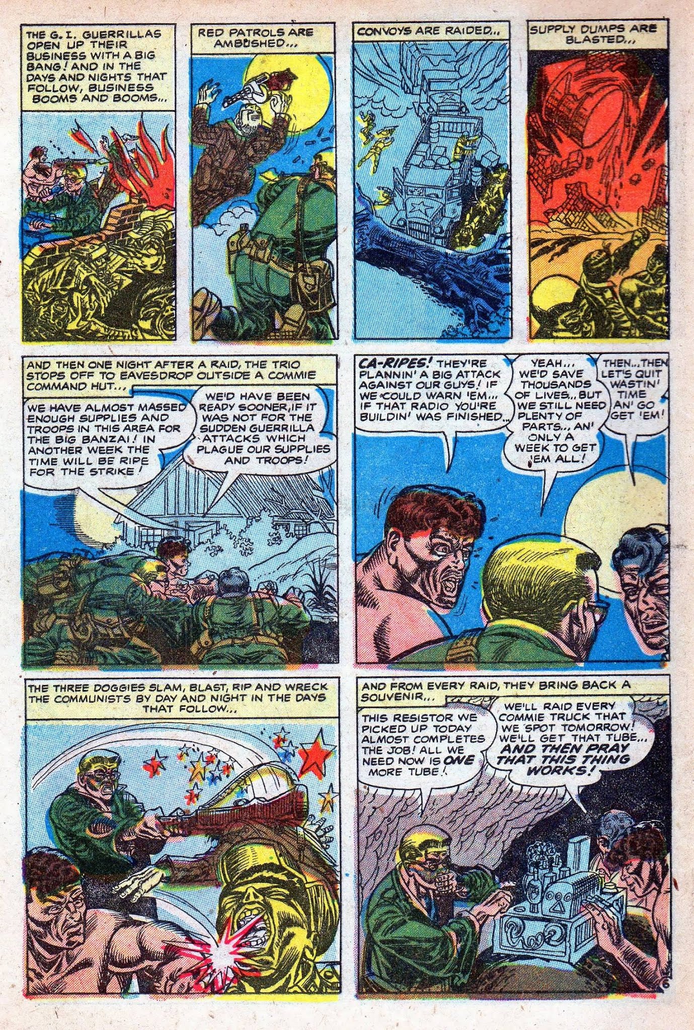 Read online Combat (1952) comic -  Issue #6 - 8