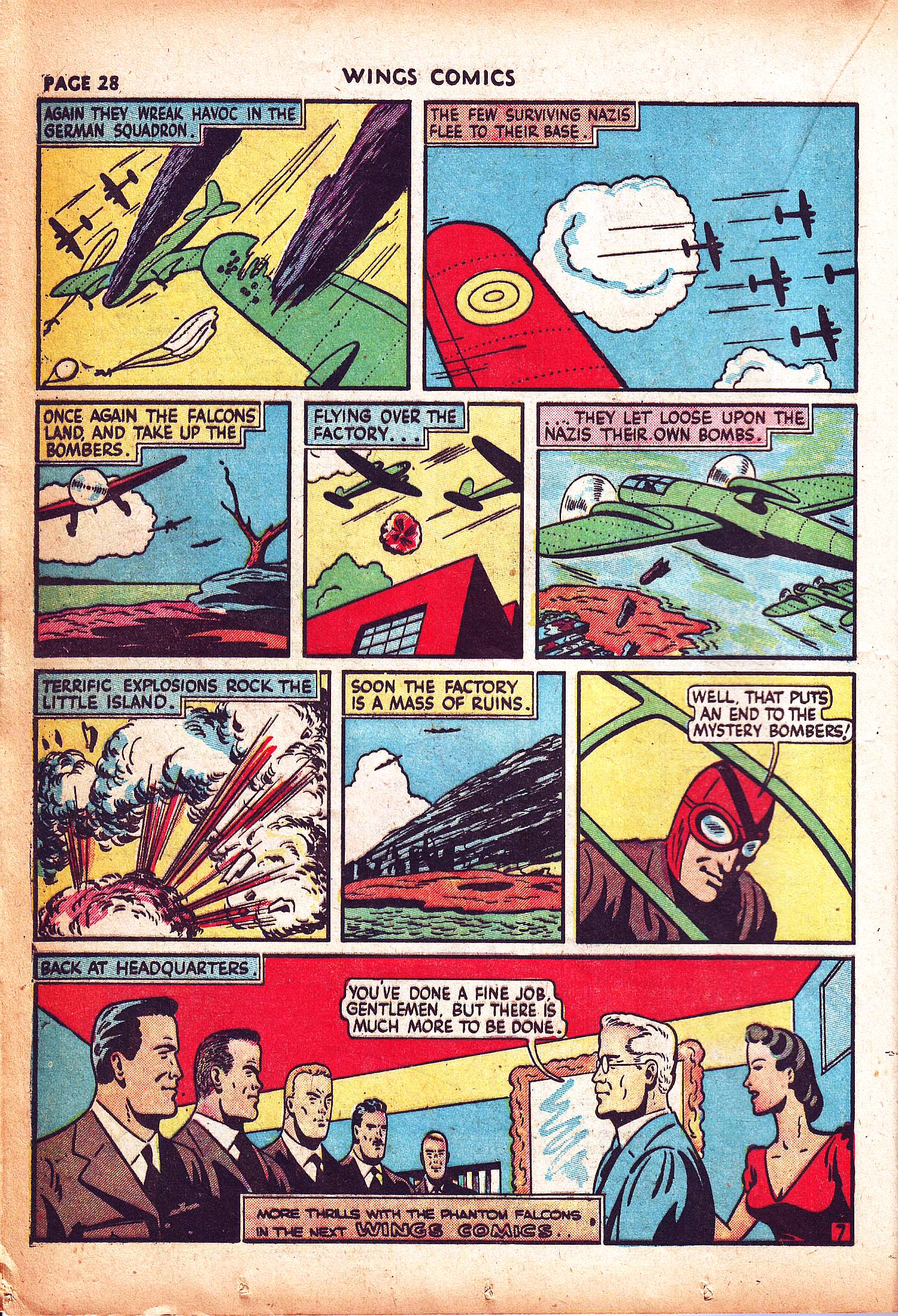 Read online Wings Comics comic -  Issue #3 - 30