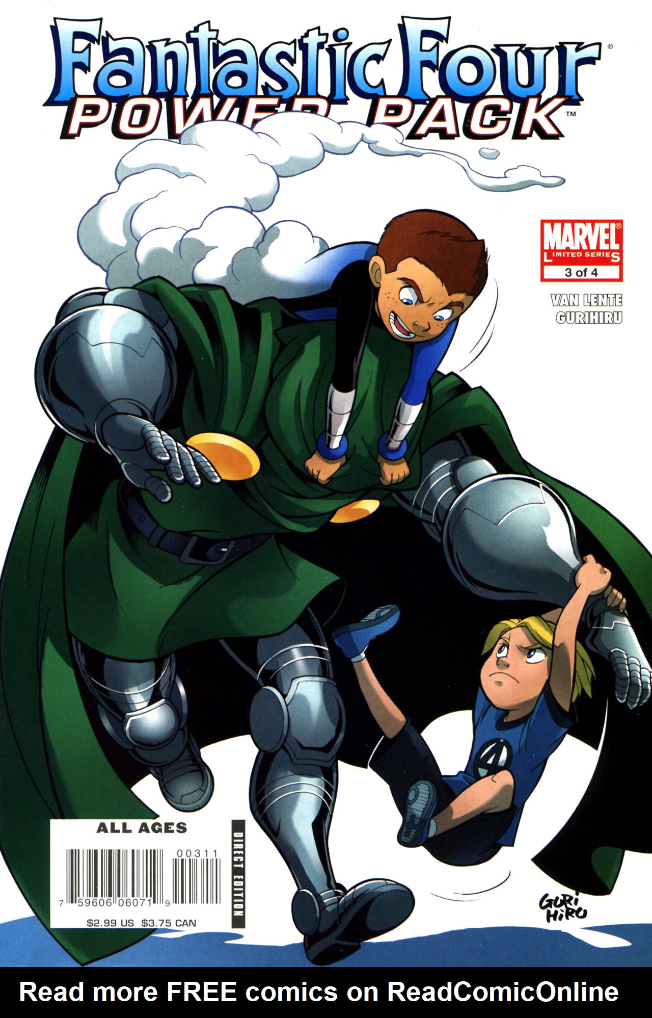 Read online Fantastic Four and Power Pack comic -  Issue #3 - 1