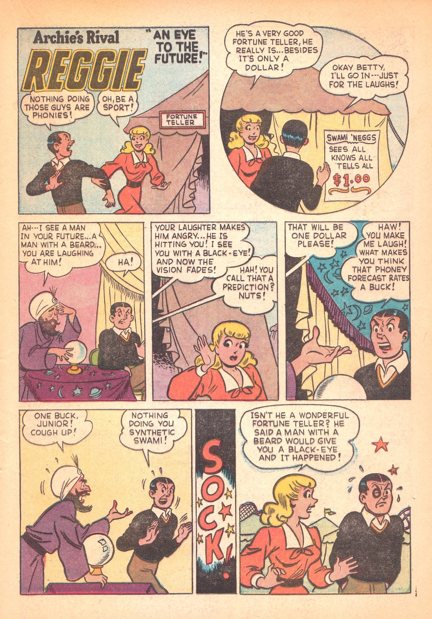 Read online Archie's Rival Reggie comic -  Issue #12 - 13