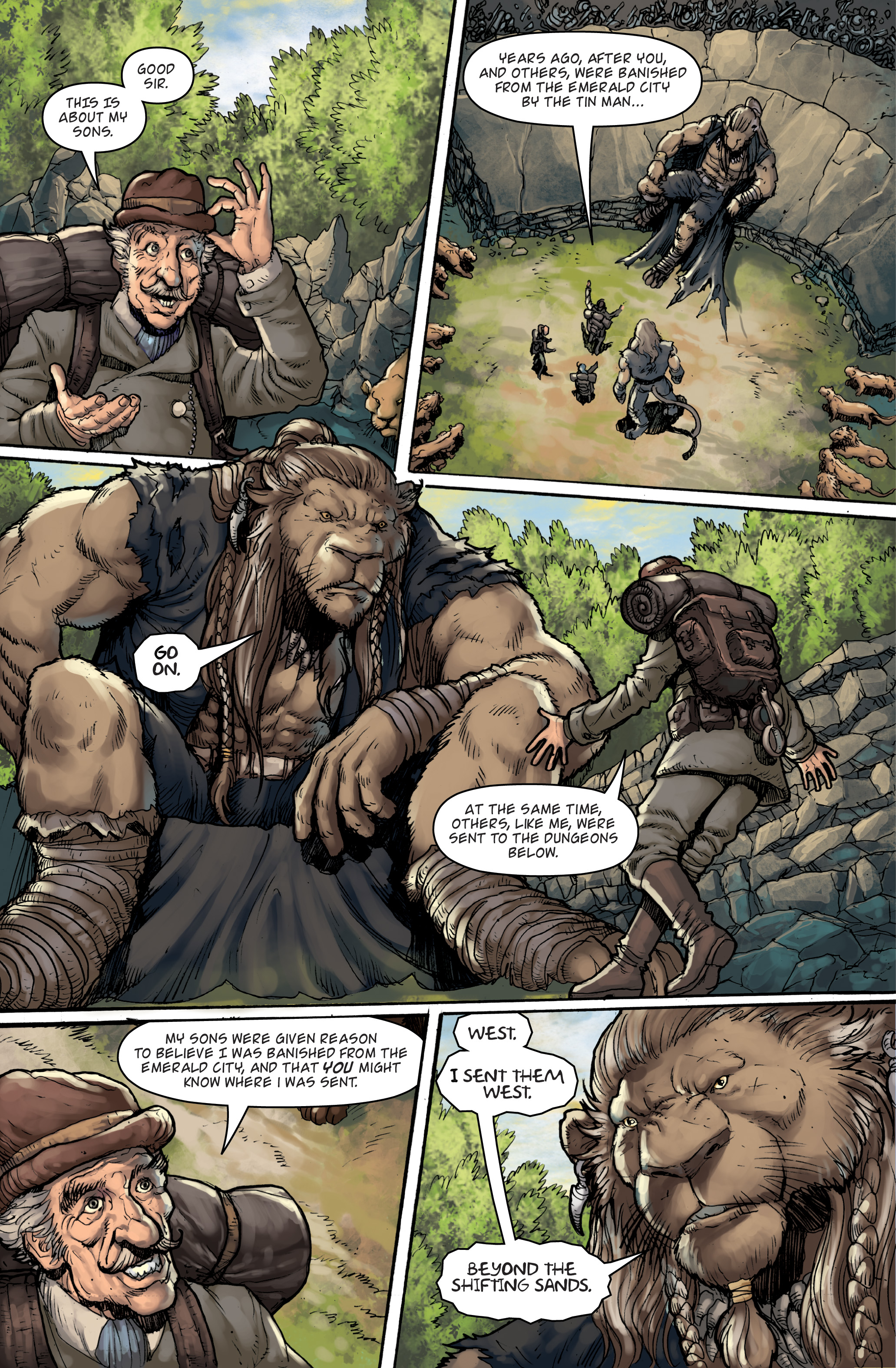 Read online The Steam Engines of Oz: The Geared Leviathan comic -  Issue #2 - 7