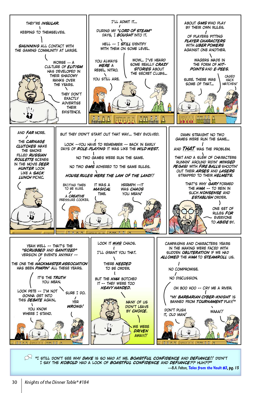 Read online Knights of the Dinner Table comic -  Issue #184 - 32