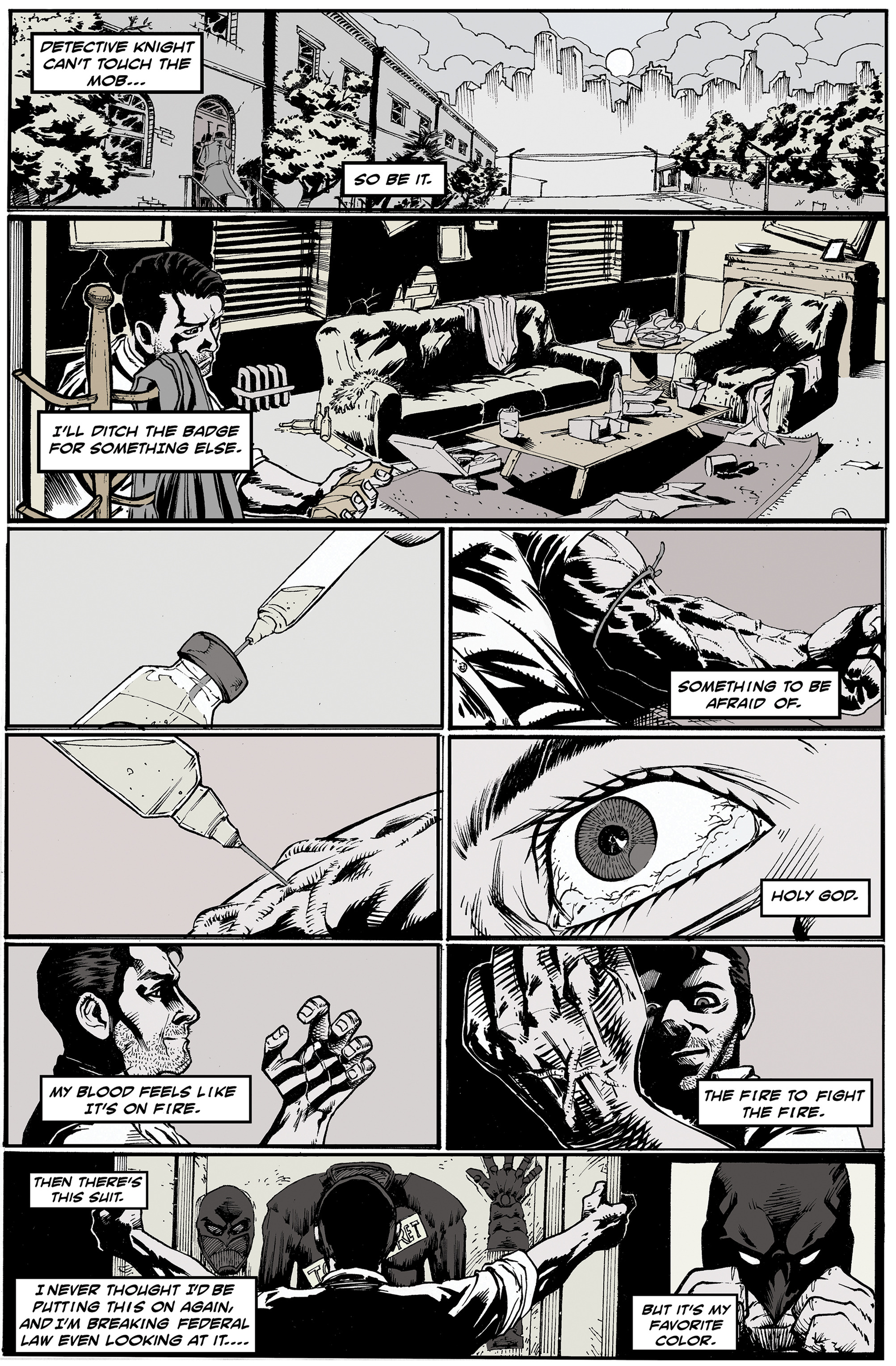 Read online Moros: A Hard Boiled Hero comic -  Issue #1 - 12