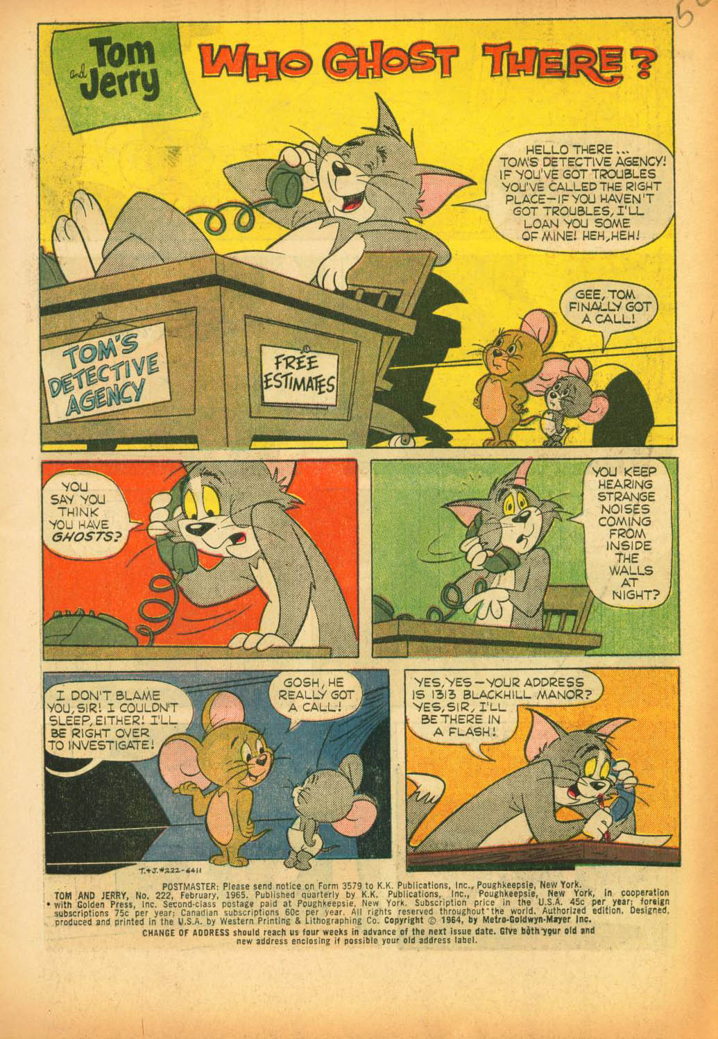 Read online Tom and Jerry comic -  Issue #222 - 3