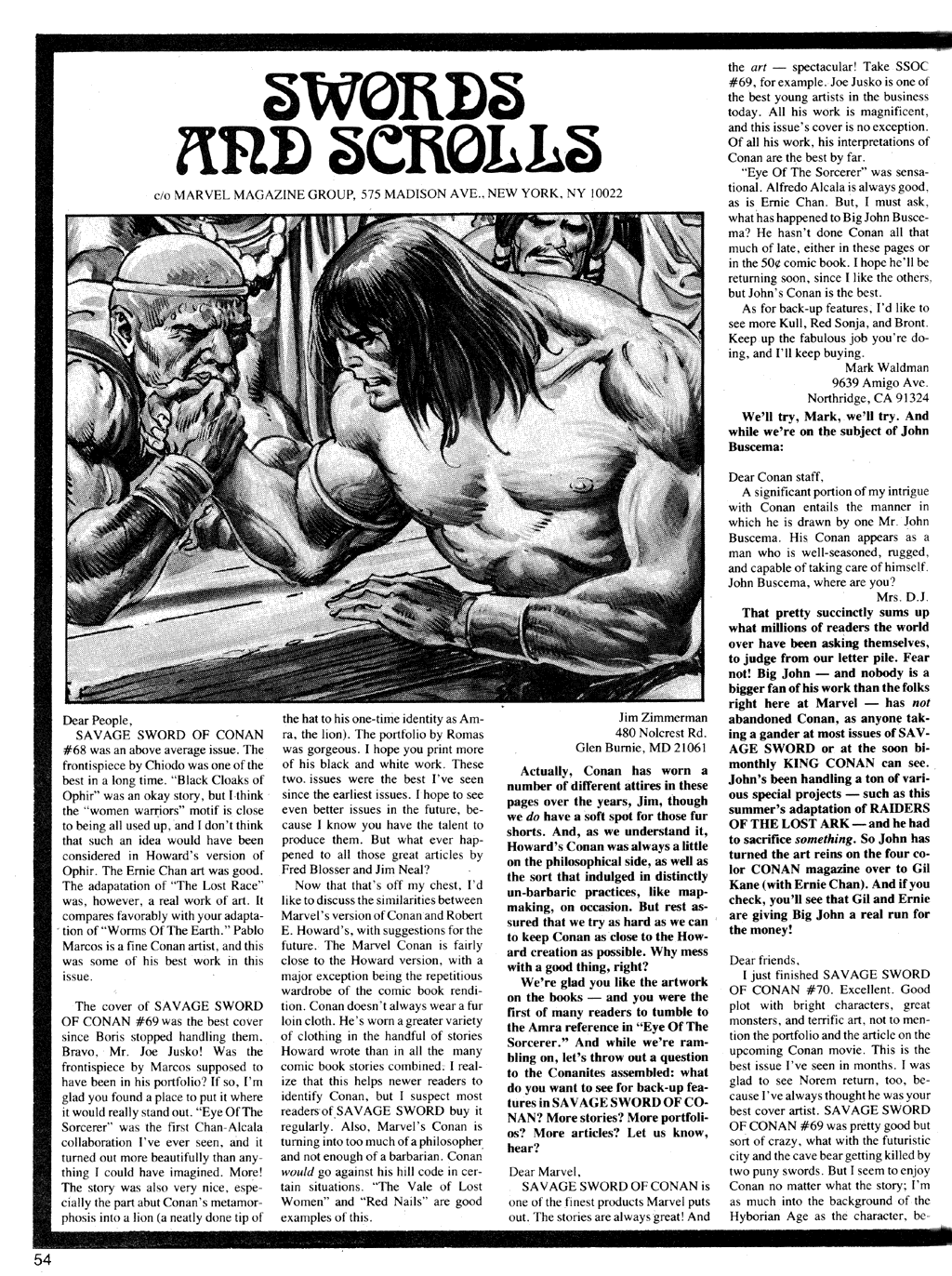 Read online The Savage Sword Of Conan comic -  Issue #72 - 54