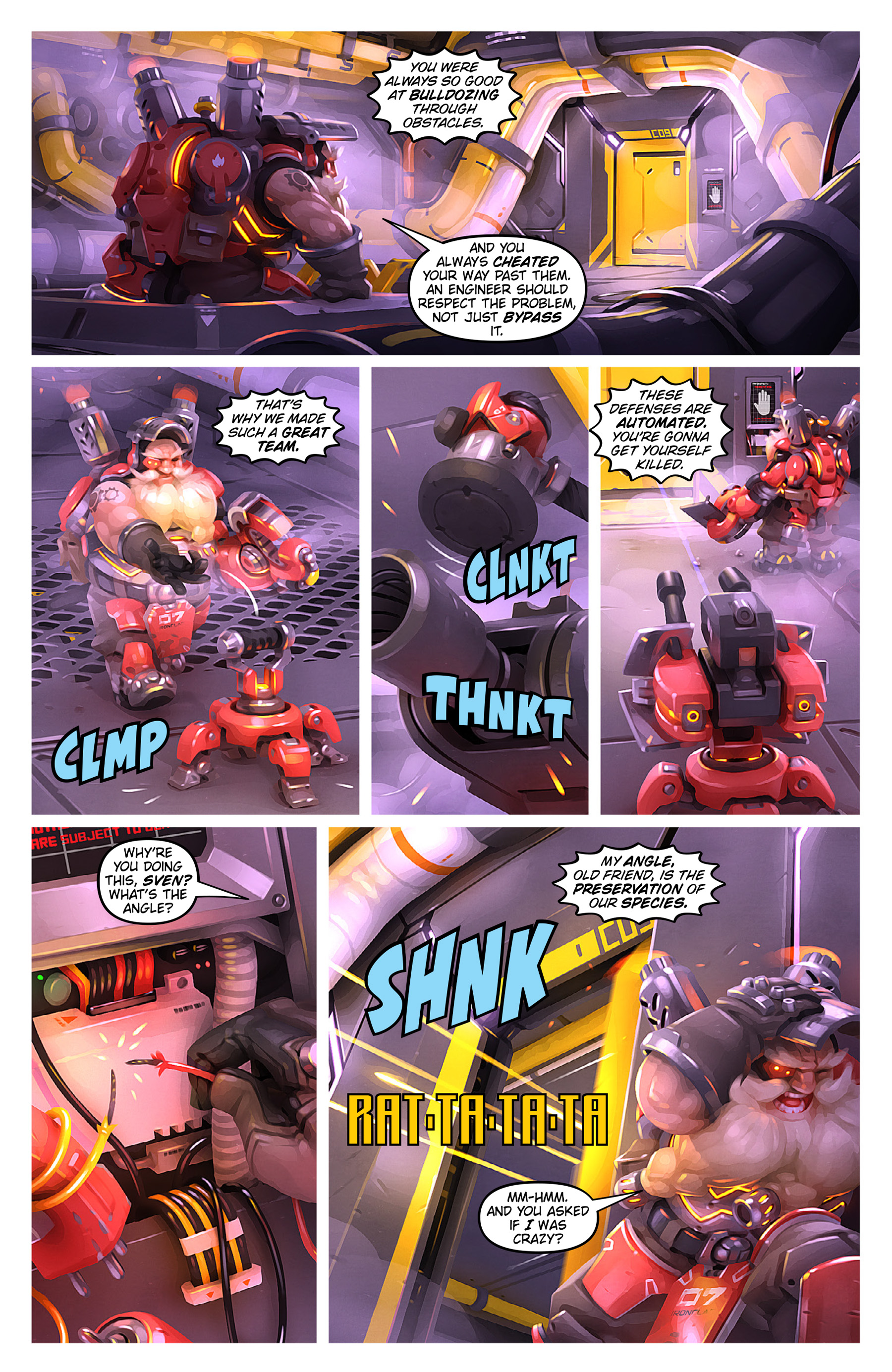 Read online Overwatch comic -  Issue #6 - 7