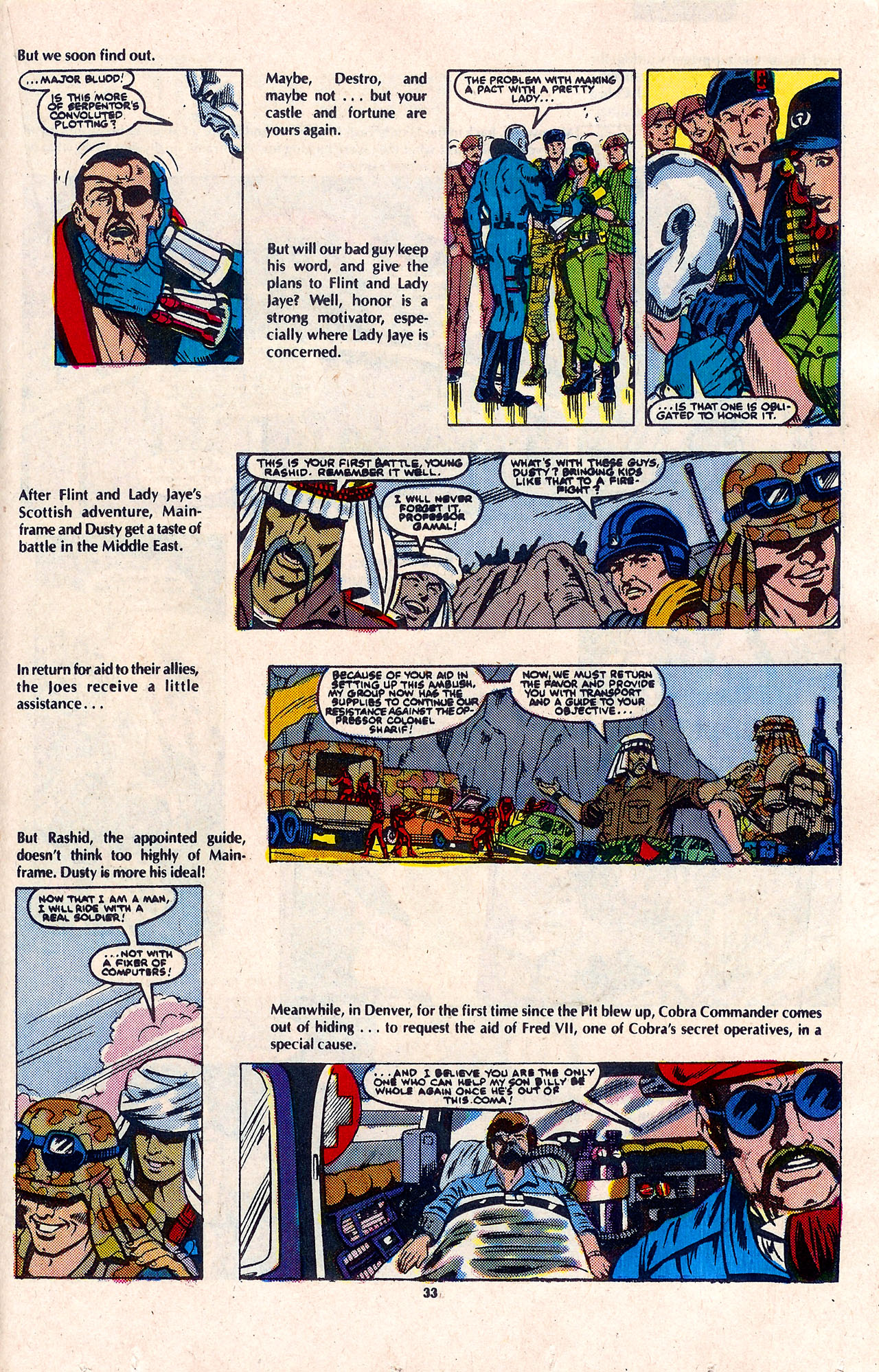 Read online G.I. Joe Yearbook comic -  Issue #4 - 35