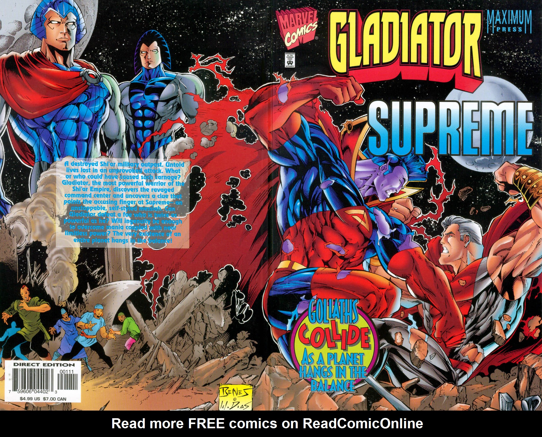 Read online Gladiator/Supreme comic -  Issue # Full - 1