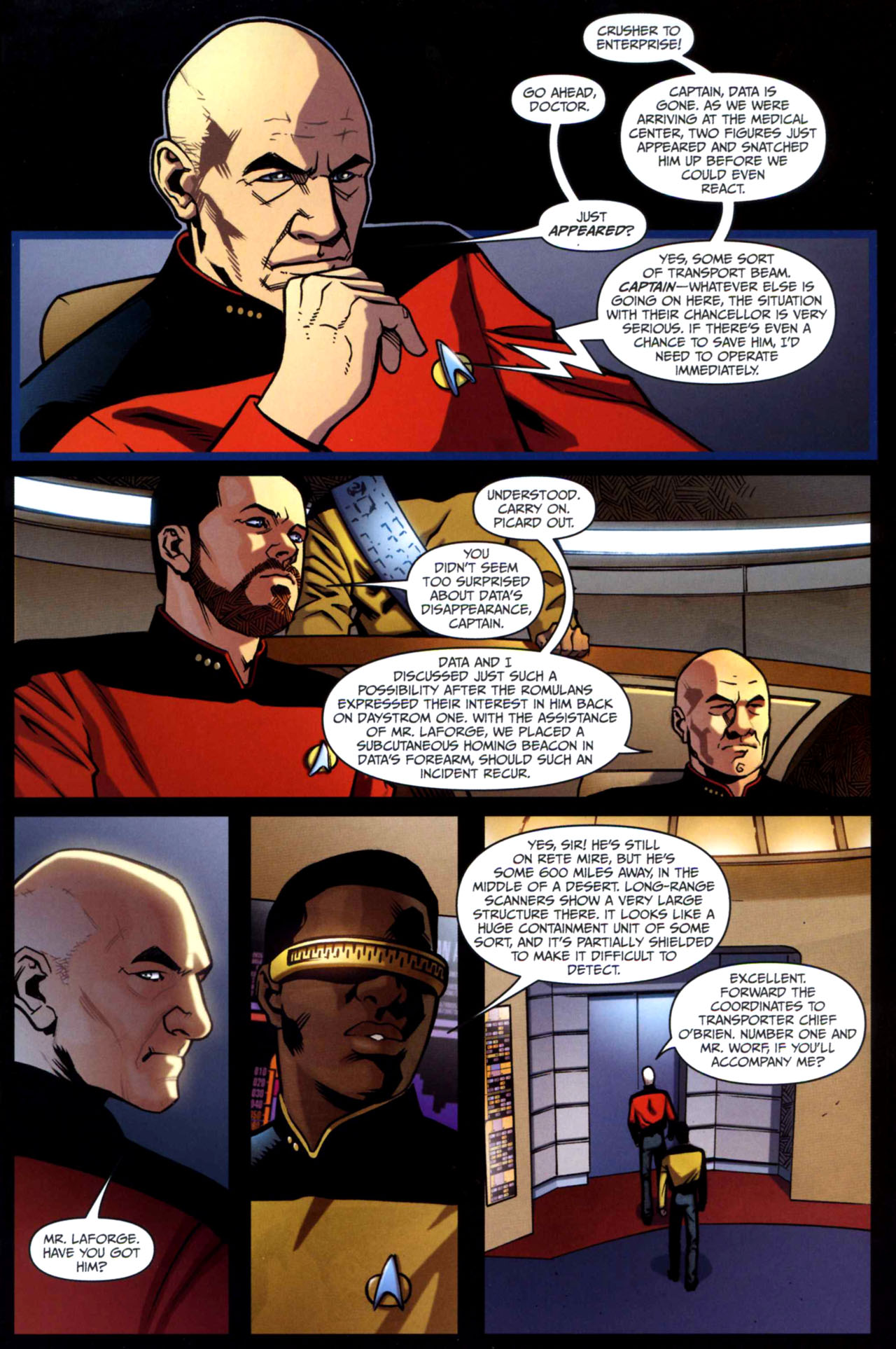 Star Trek: The Next Generation: Intelligence Gathering Issue #5 #5 - English 7