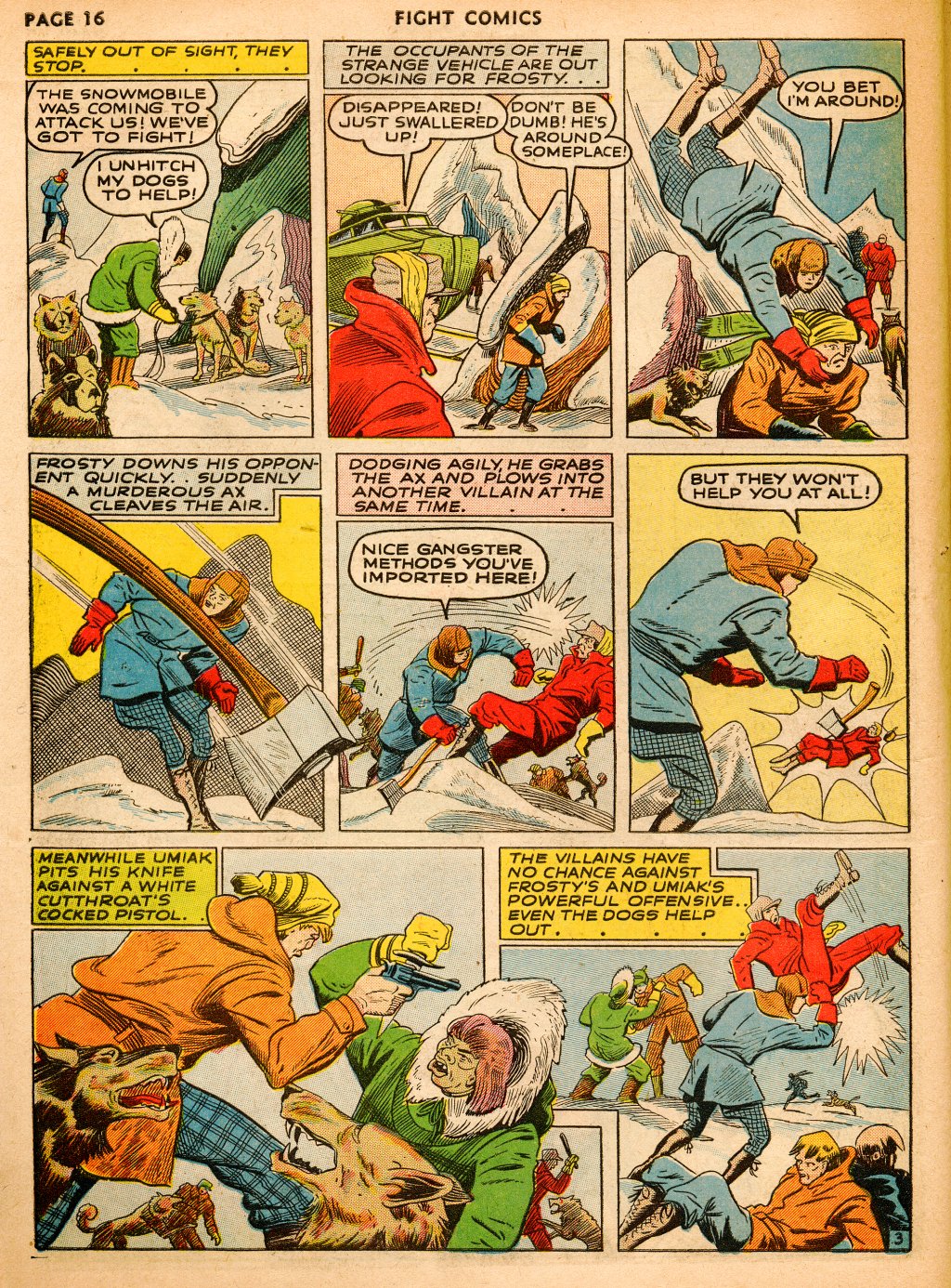 Read online Fight Comics comic -  Issue #15 - 17