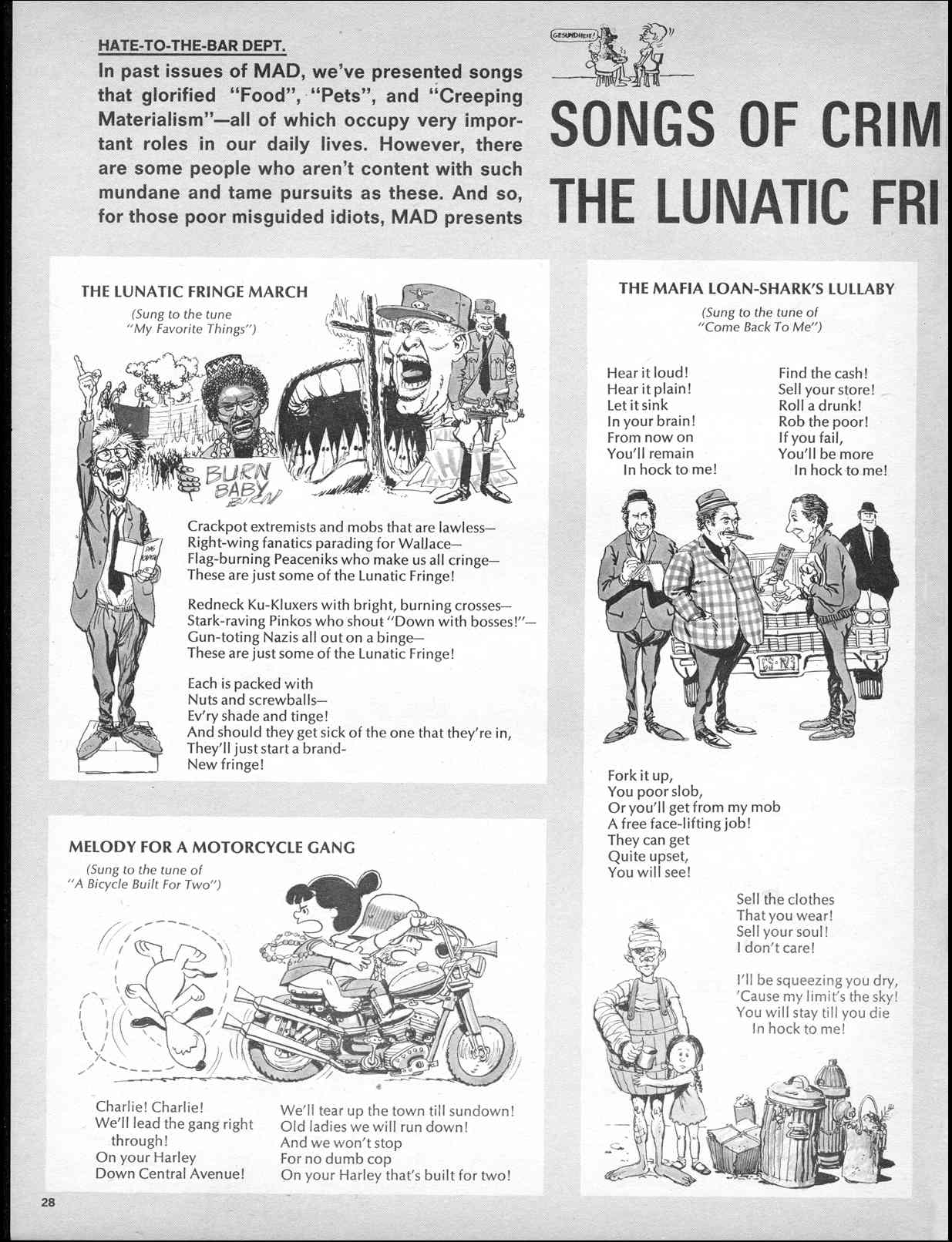 Read online MAD comic -  Issue #124 - 30