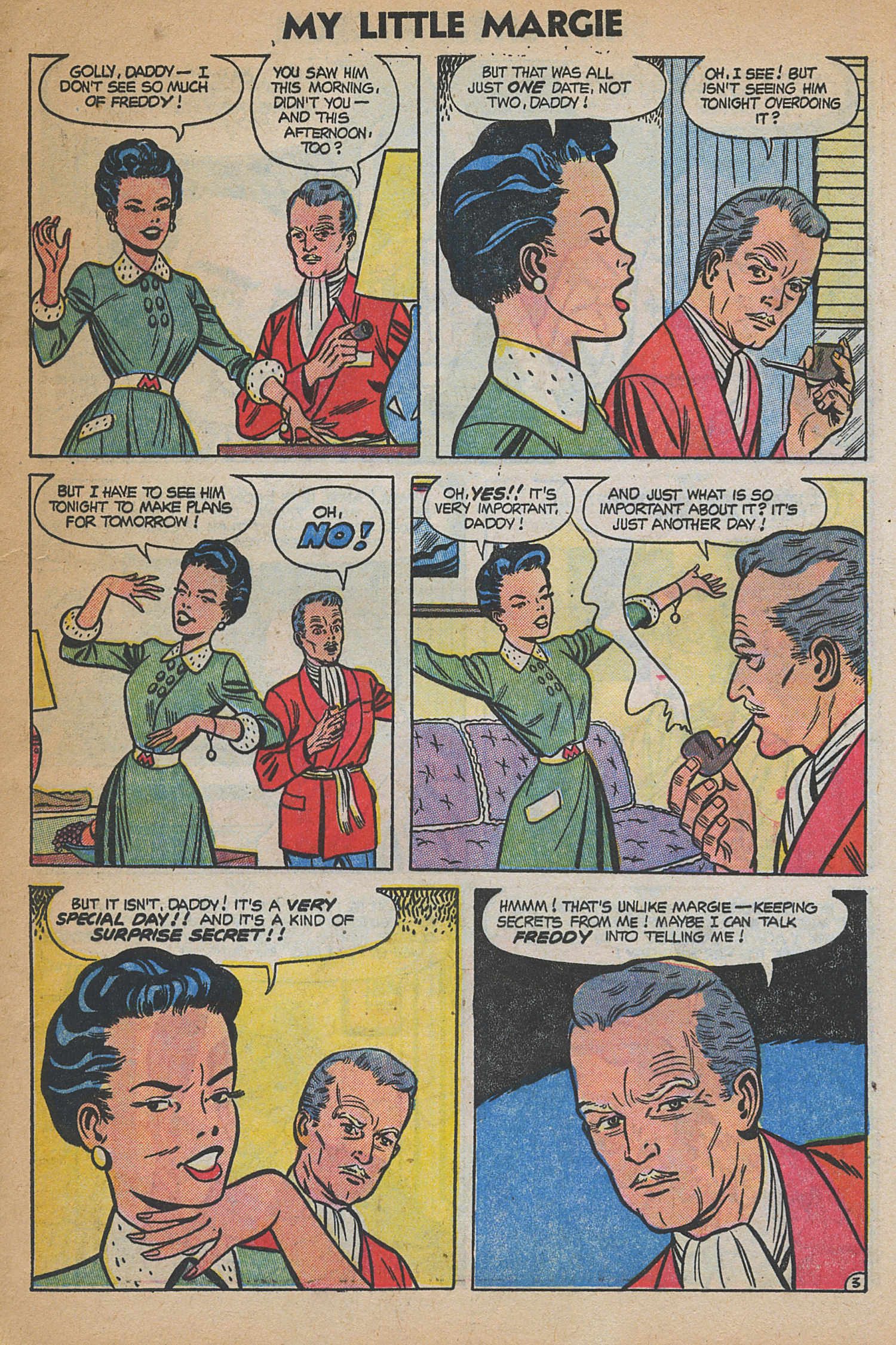 Read online My Little Margie (1954) comic -  Issue #1 - 5