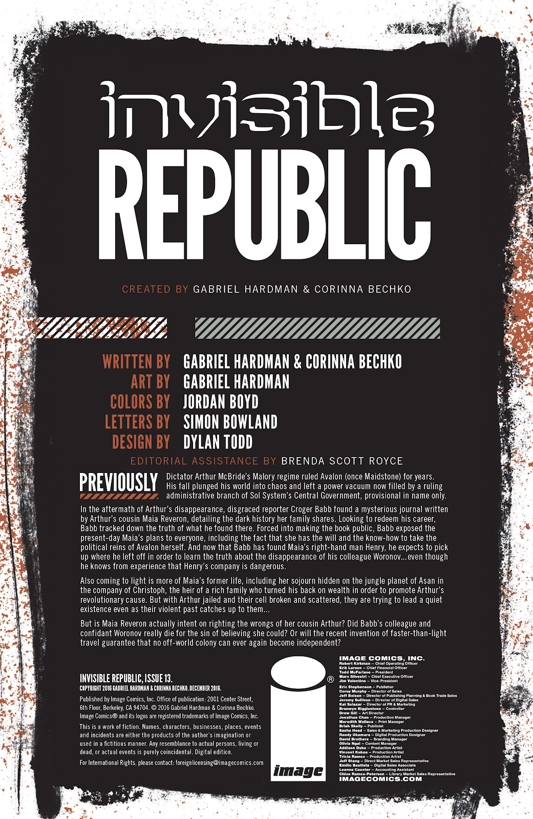 Invisible Republic issue 13 - Page 2