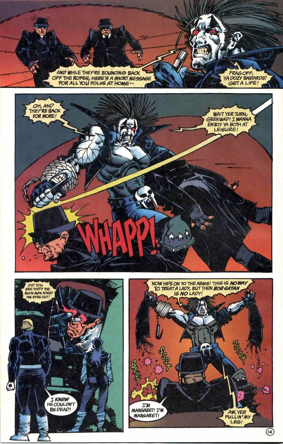Read online Lobo: Unamerican Gladiators comic -  Issue #4 - 15