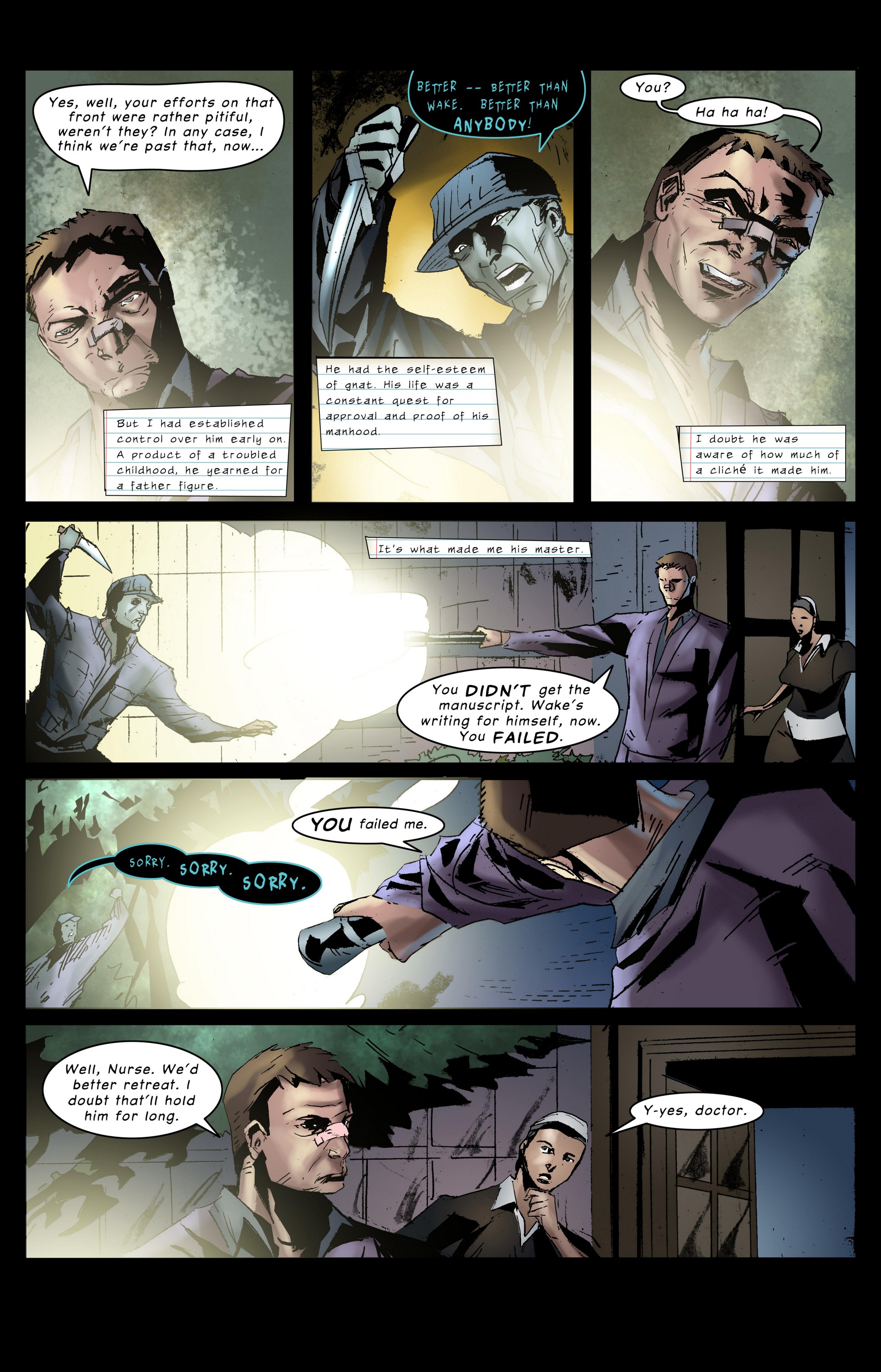 Read online Alan Wake comic -  Issue # Psycho Thriller - 7
